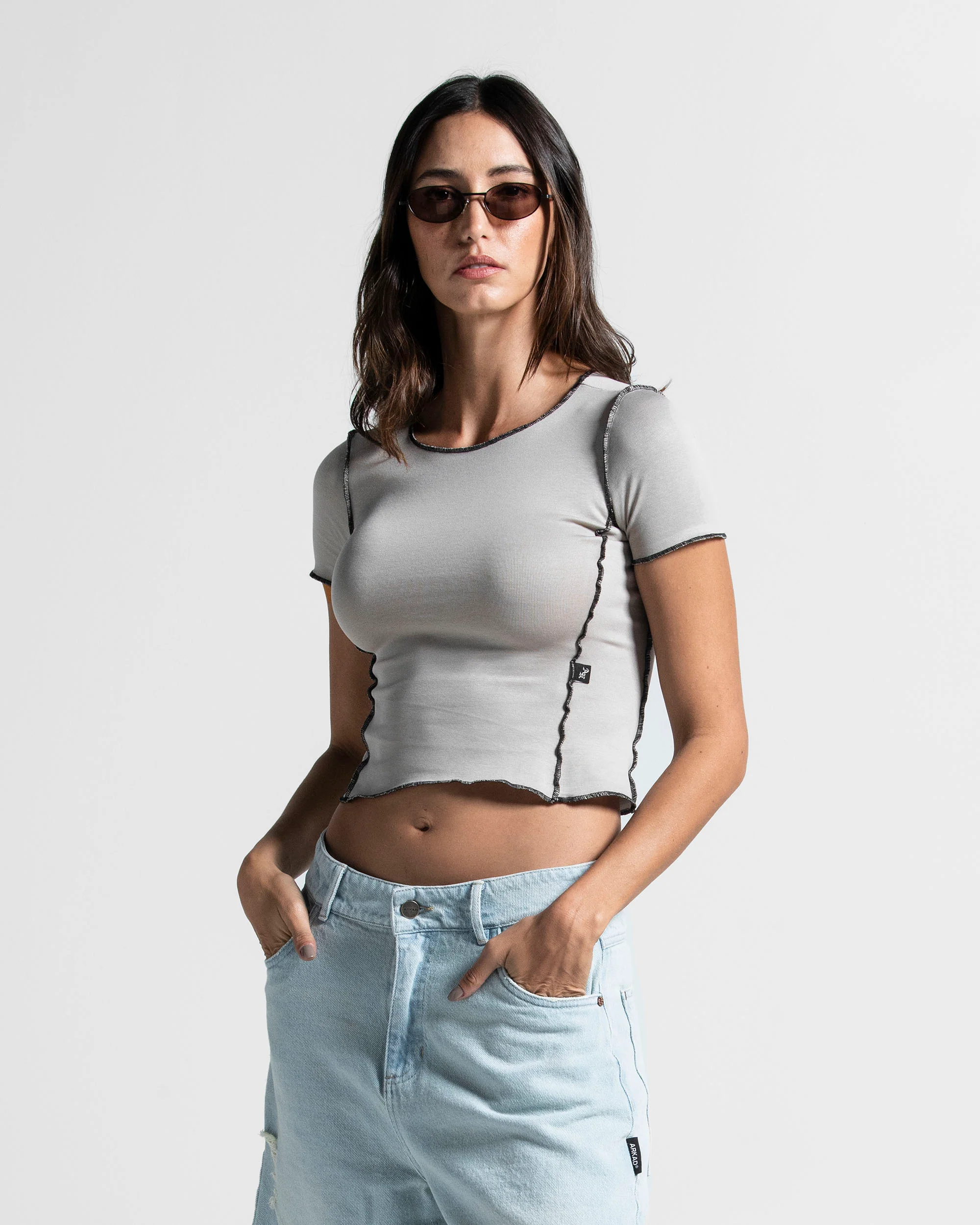 Baby Tee Cortes Taupe
