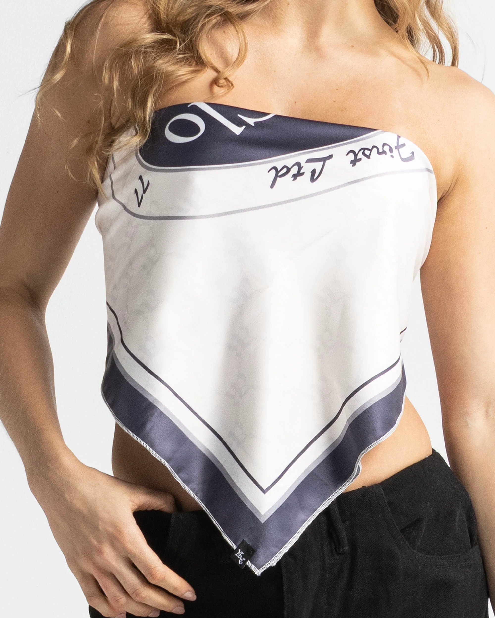 Bandana Beige Azul - Image 5