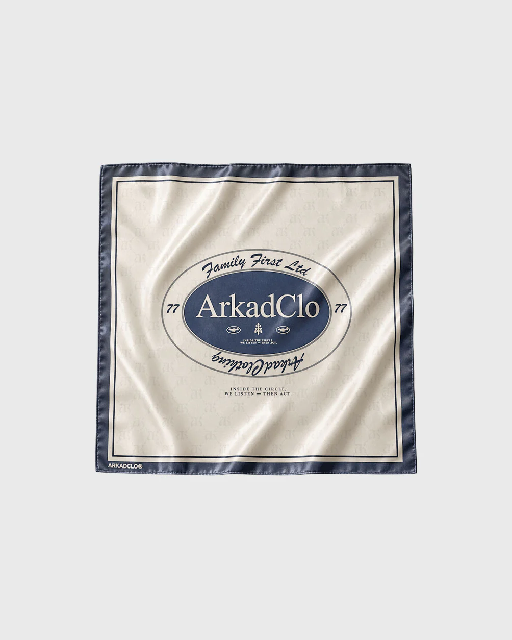 Bandana Beige Azul - Image 3