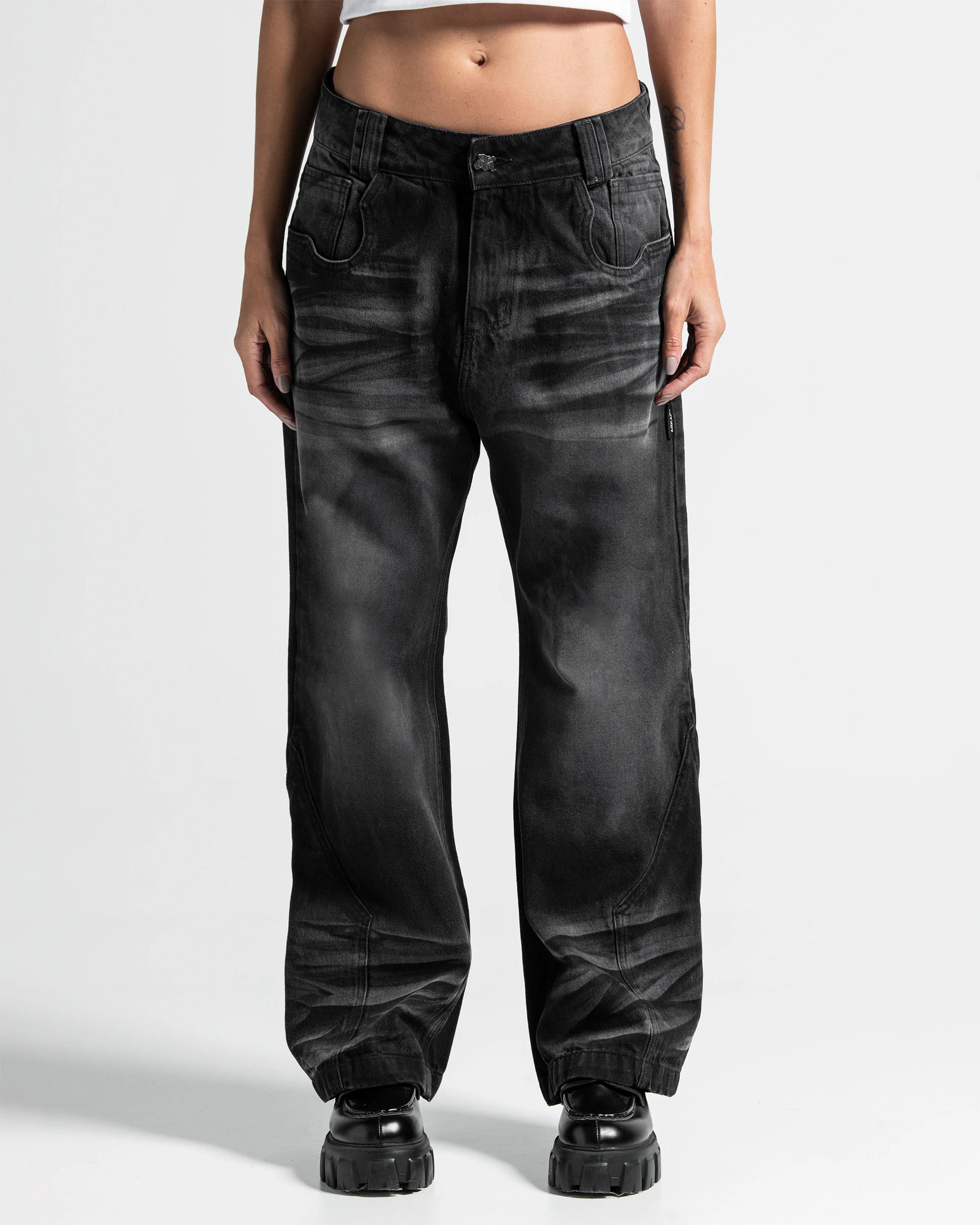 Black Denim Pant - Unisex