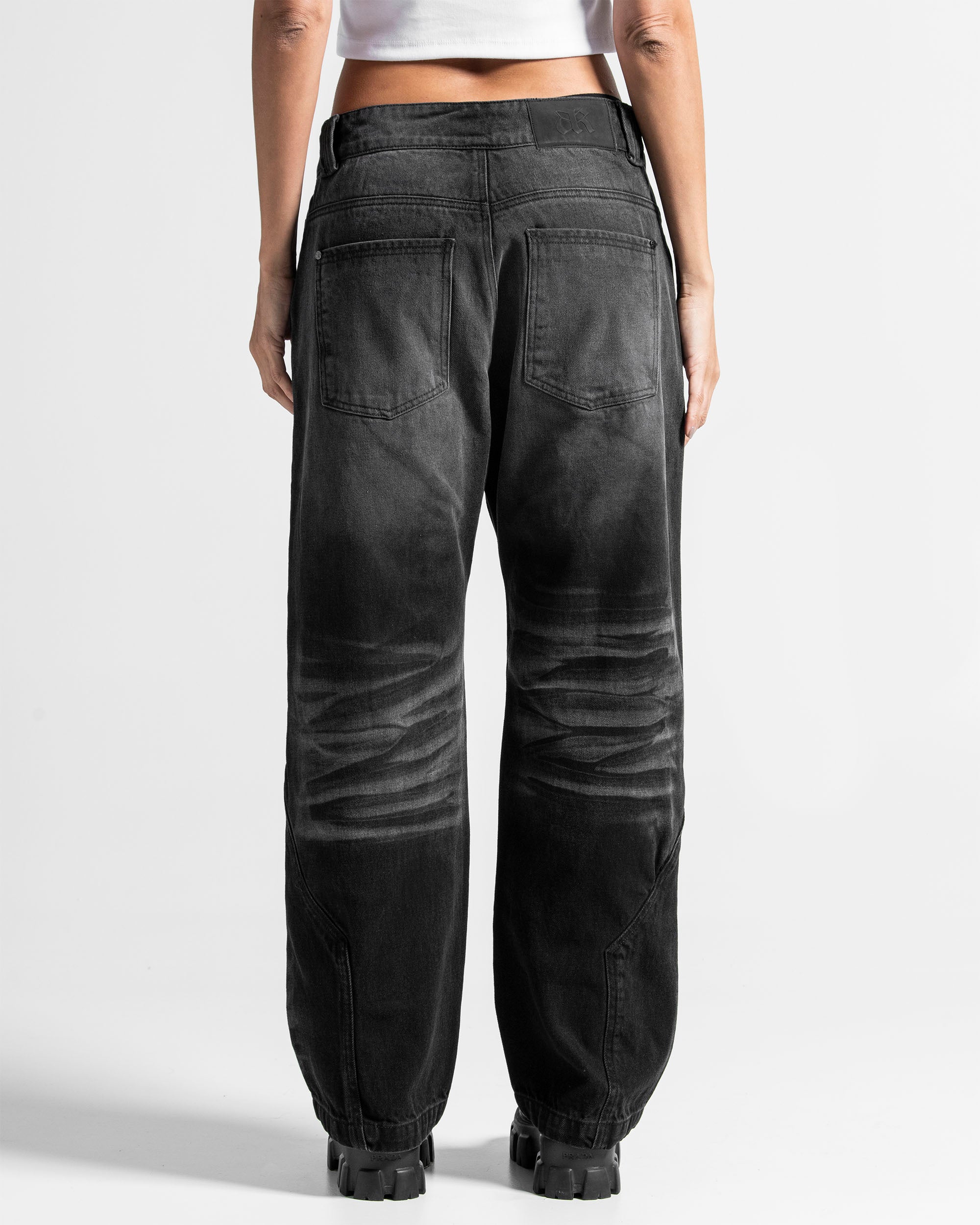 Black Denim Pant - Unisex - Image 2
