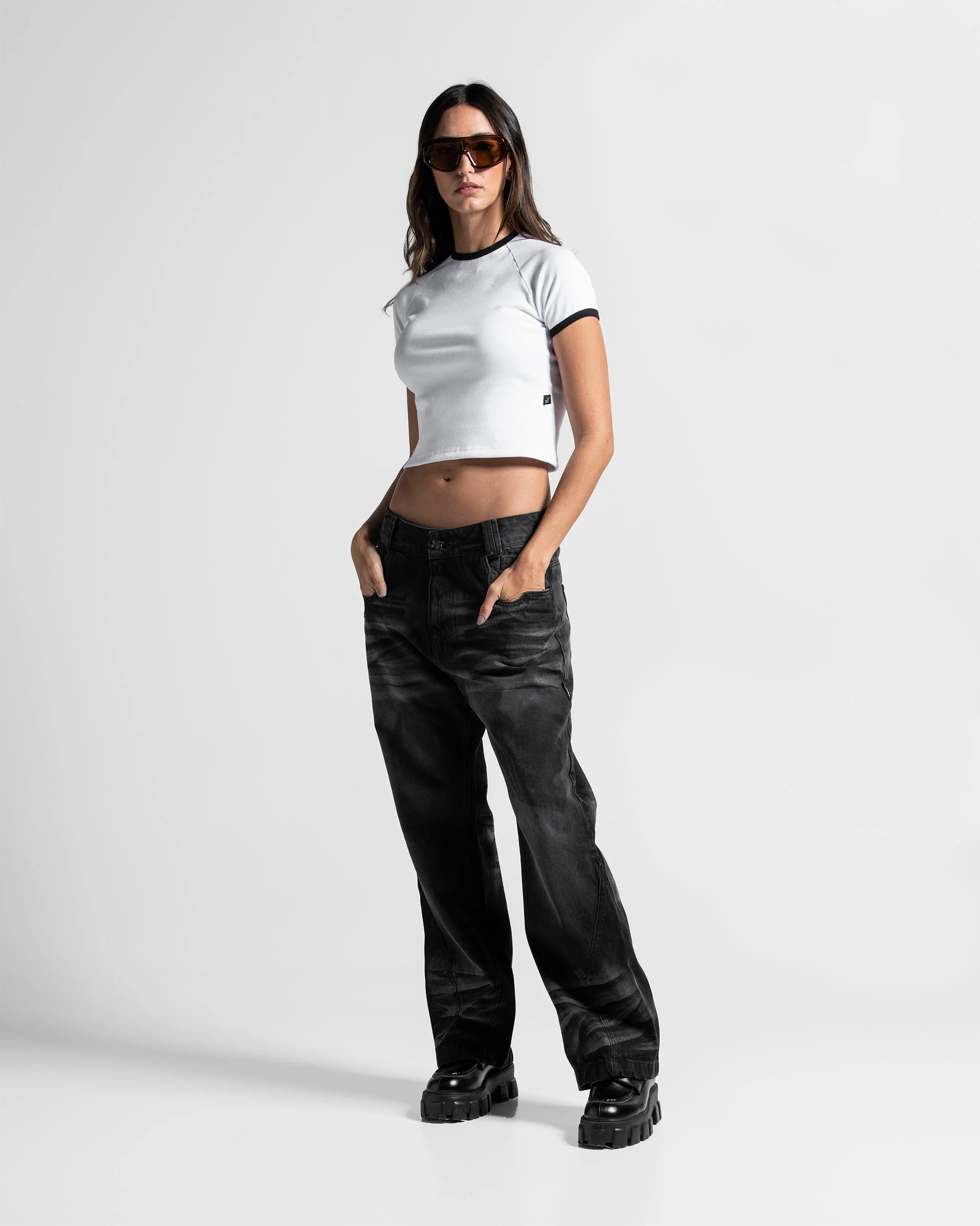 Black Denim Pant - Unisex - Image 4