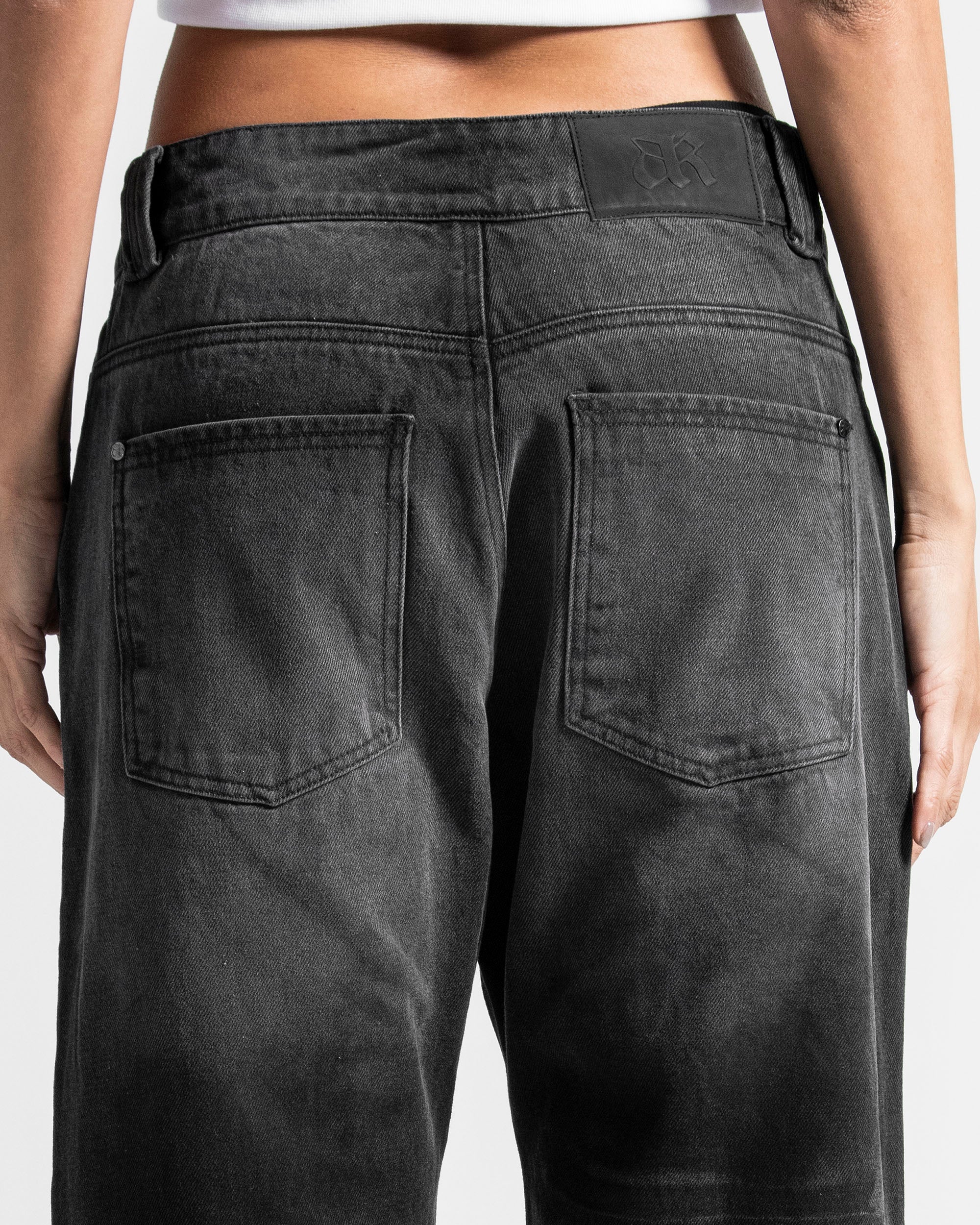 Black Denim Pant - Unisex - Image 7