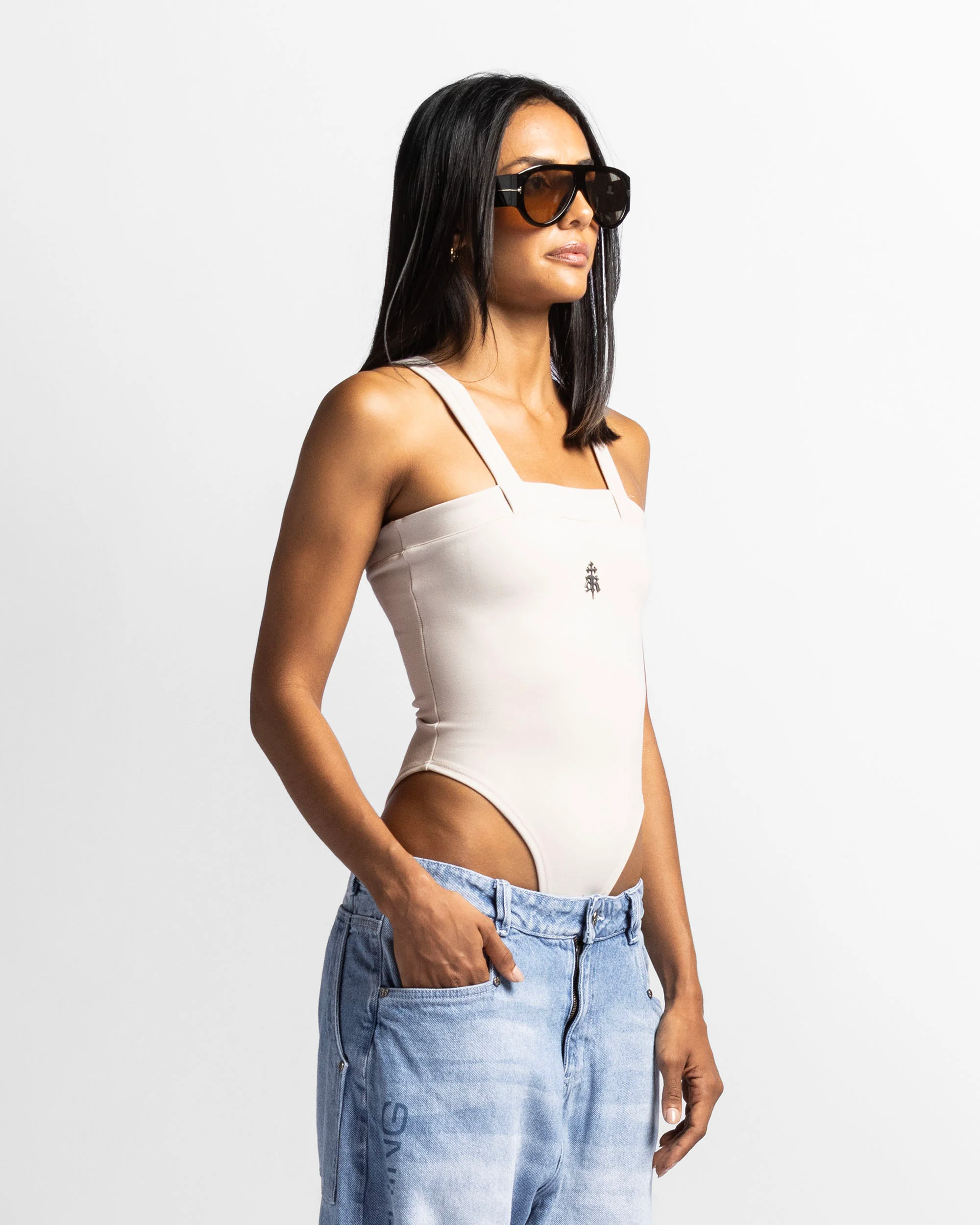 Bodysuit Tirantes Beige - Image 3