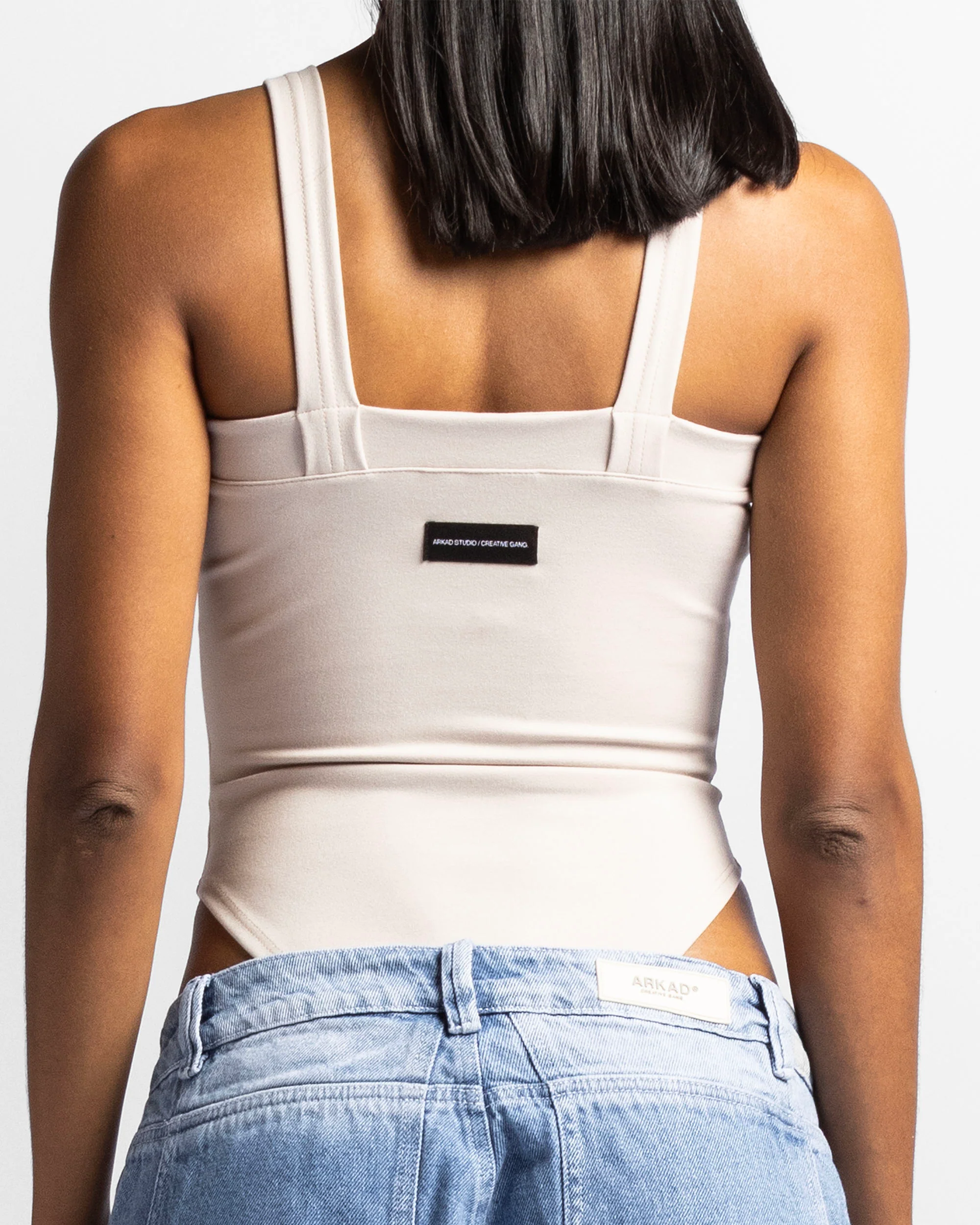 Bodysuit Tirantes Beige - Image 7