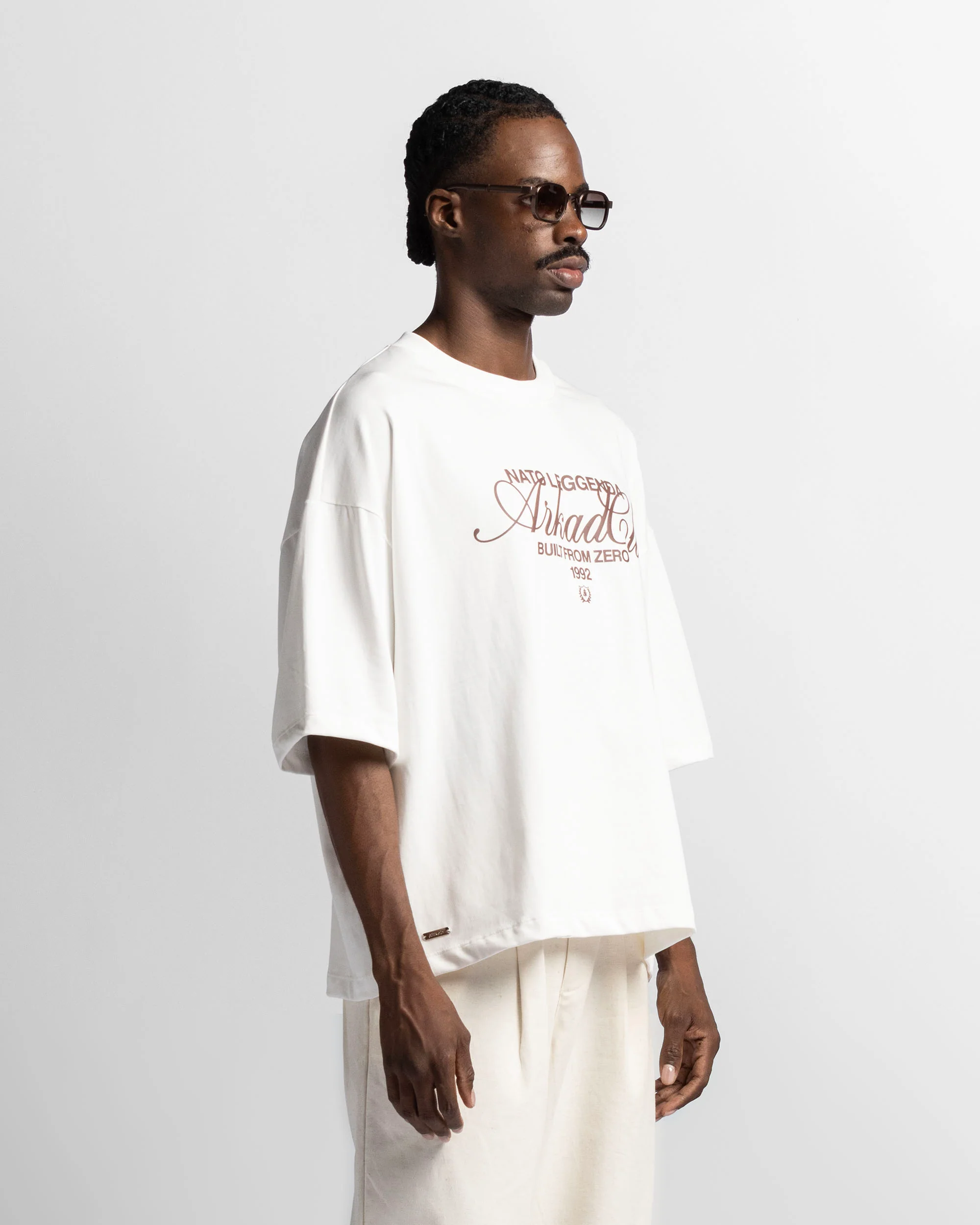 Boxy Fit Tshirt Blanca Arkad Clo Cafe - Image 4