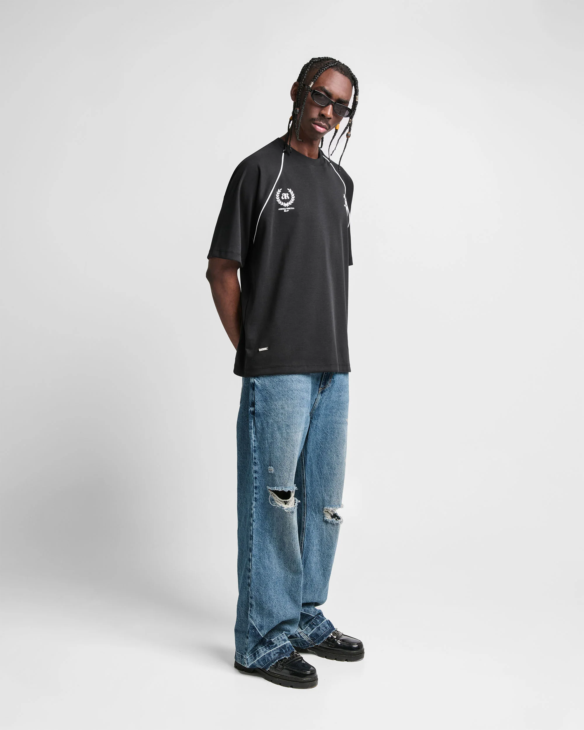 Denim Pant Azul Oscuro Destroyed - Image 11