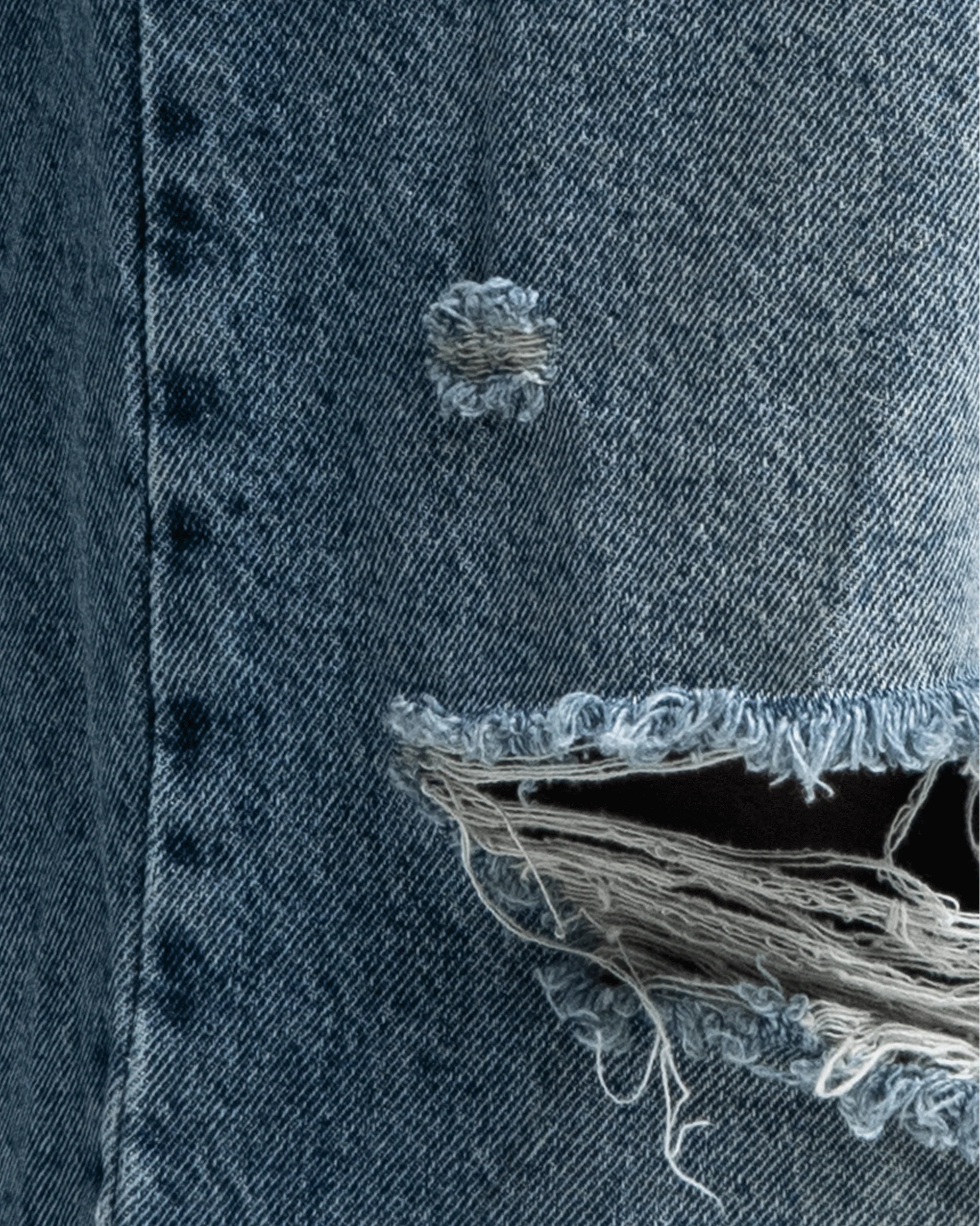 Denim Pant Azul Oscuro Destroyed - Image 7