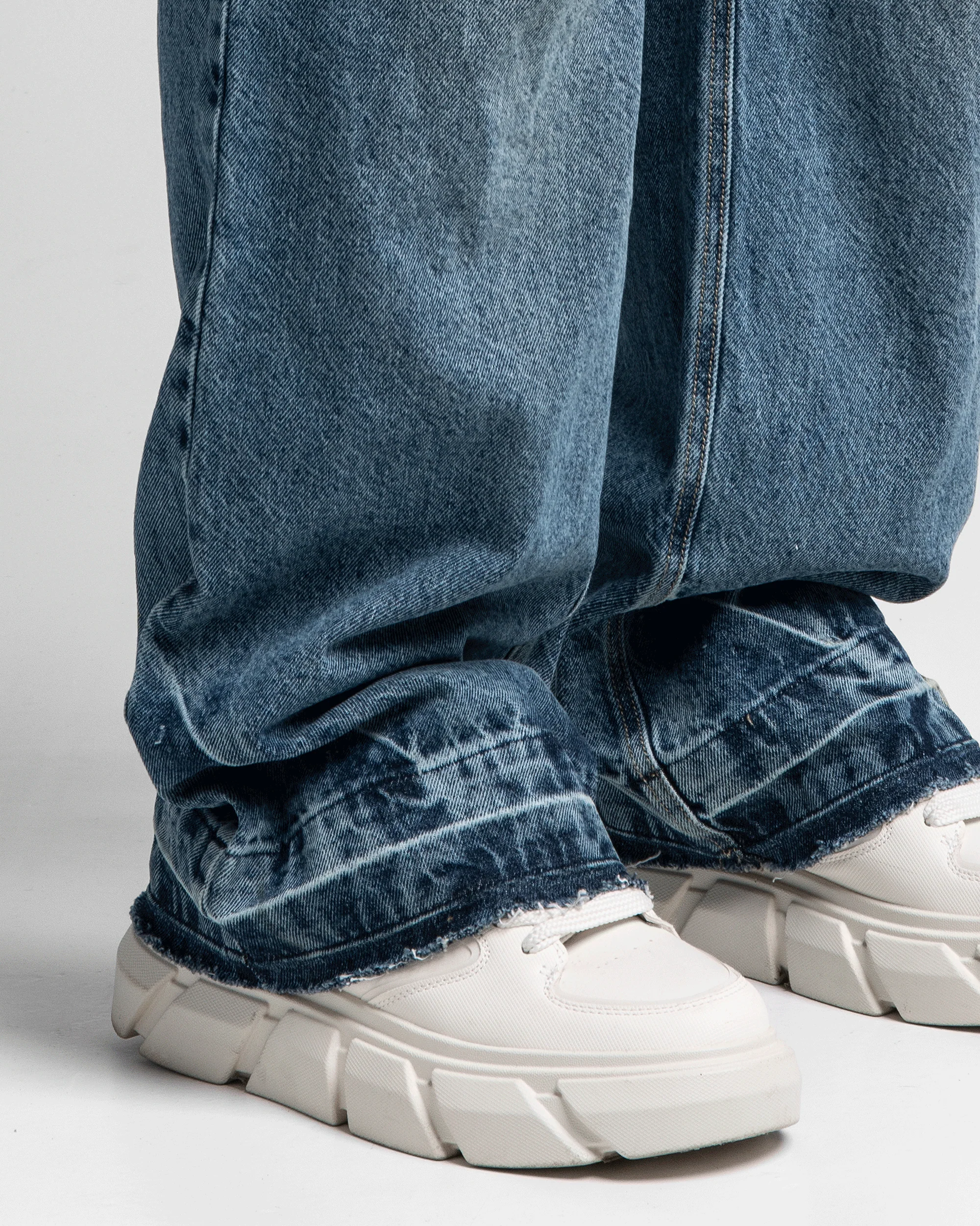 Denim Pant Azul Oscuro Destroyed - Image 8