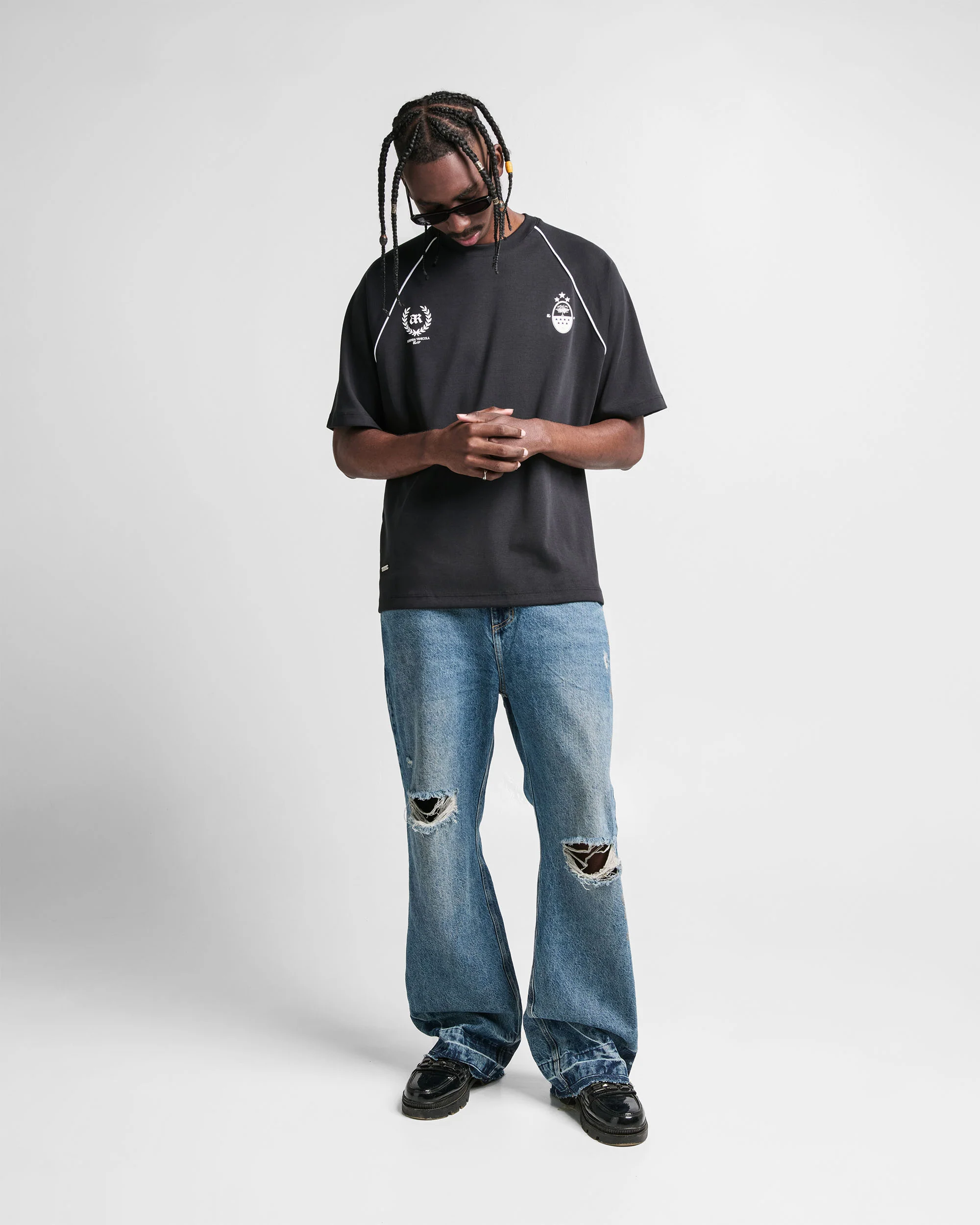 Denim Pant Azul Oscuro Destroyed - Image 9