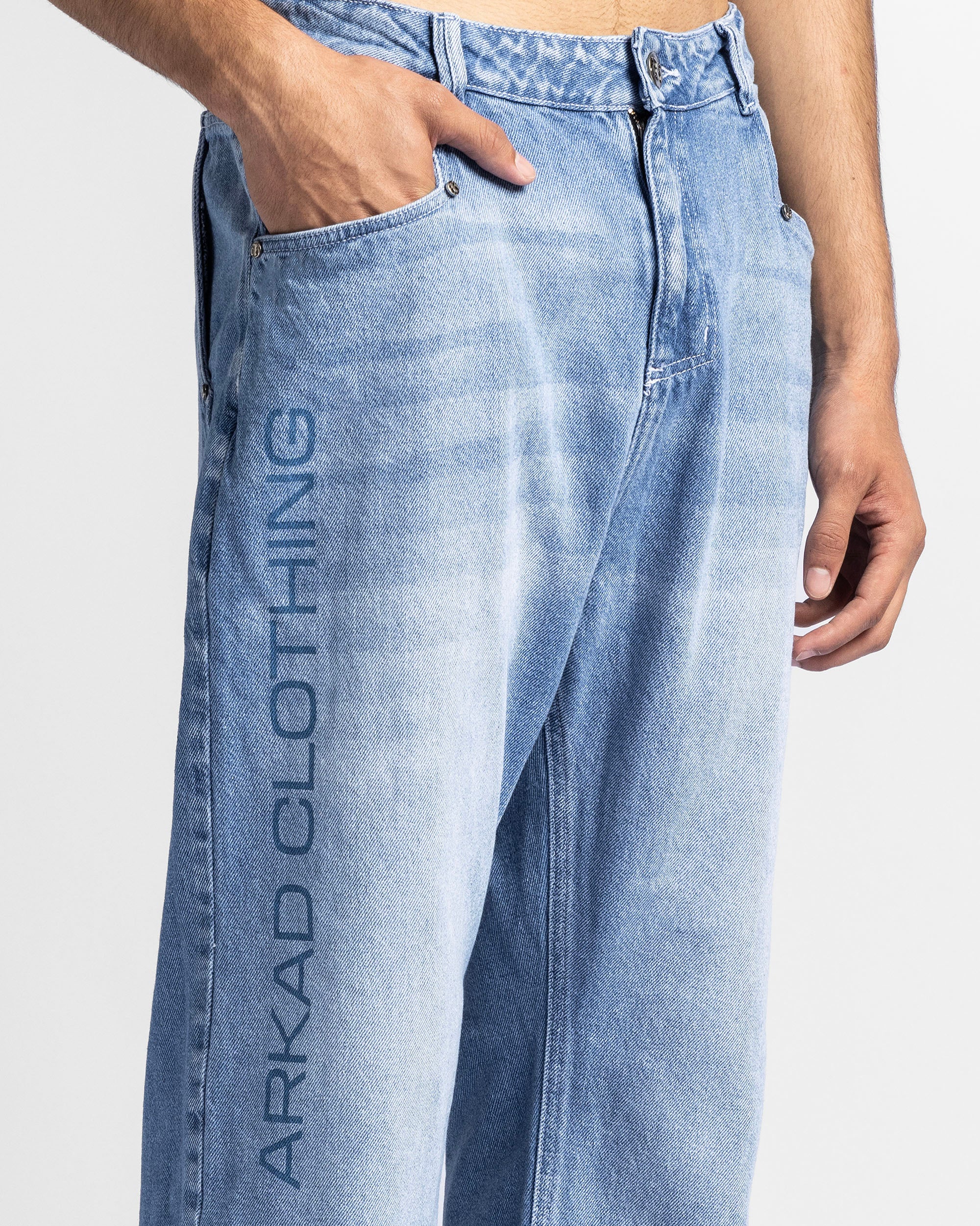 Denim Pant Azul Logo Azul - Image 10