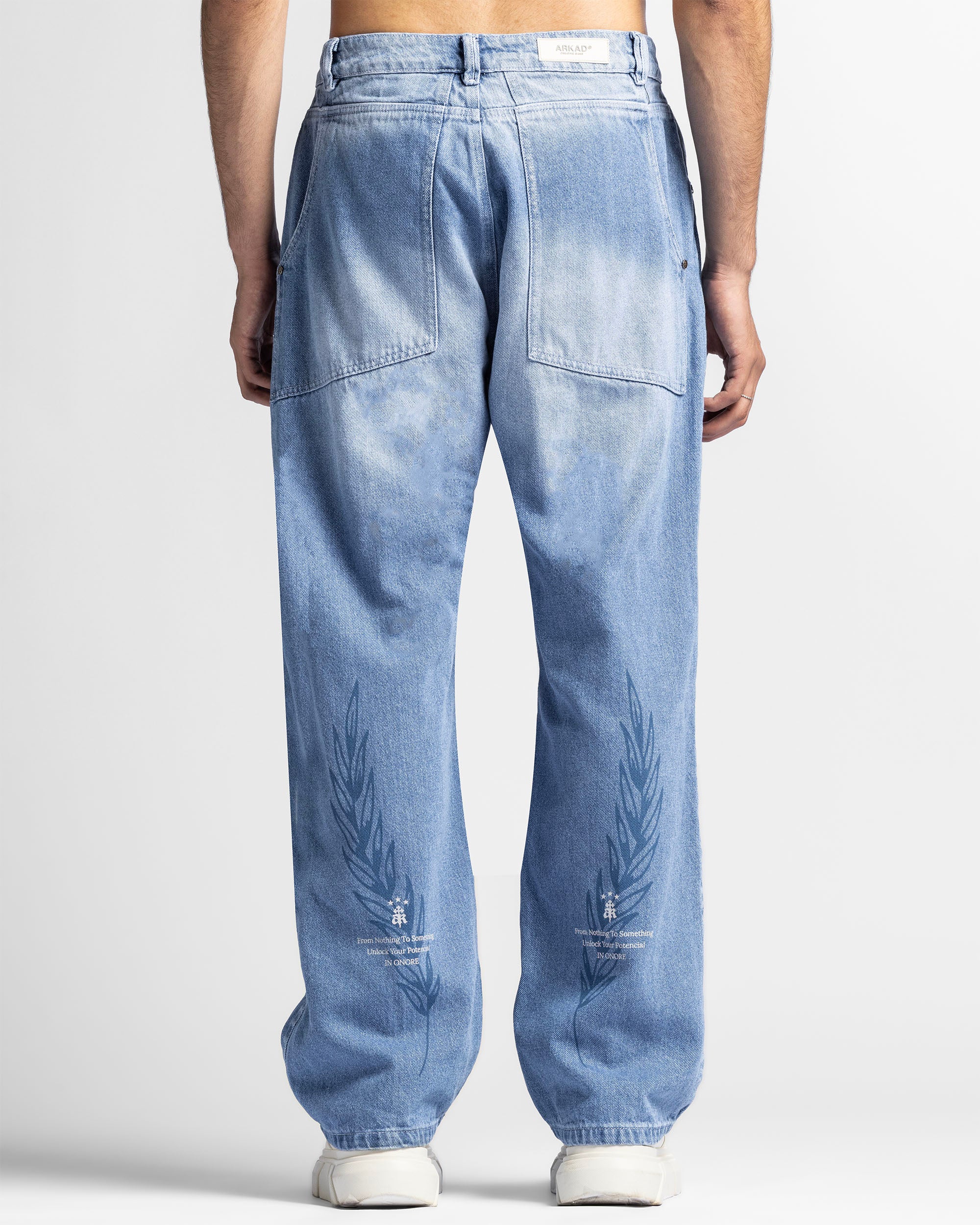 Denim Pant Azul Logo Azul - Image 2