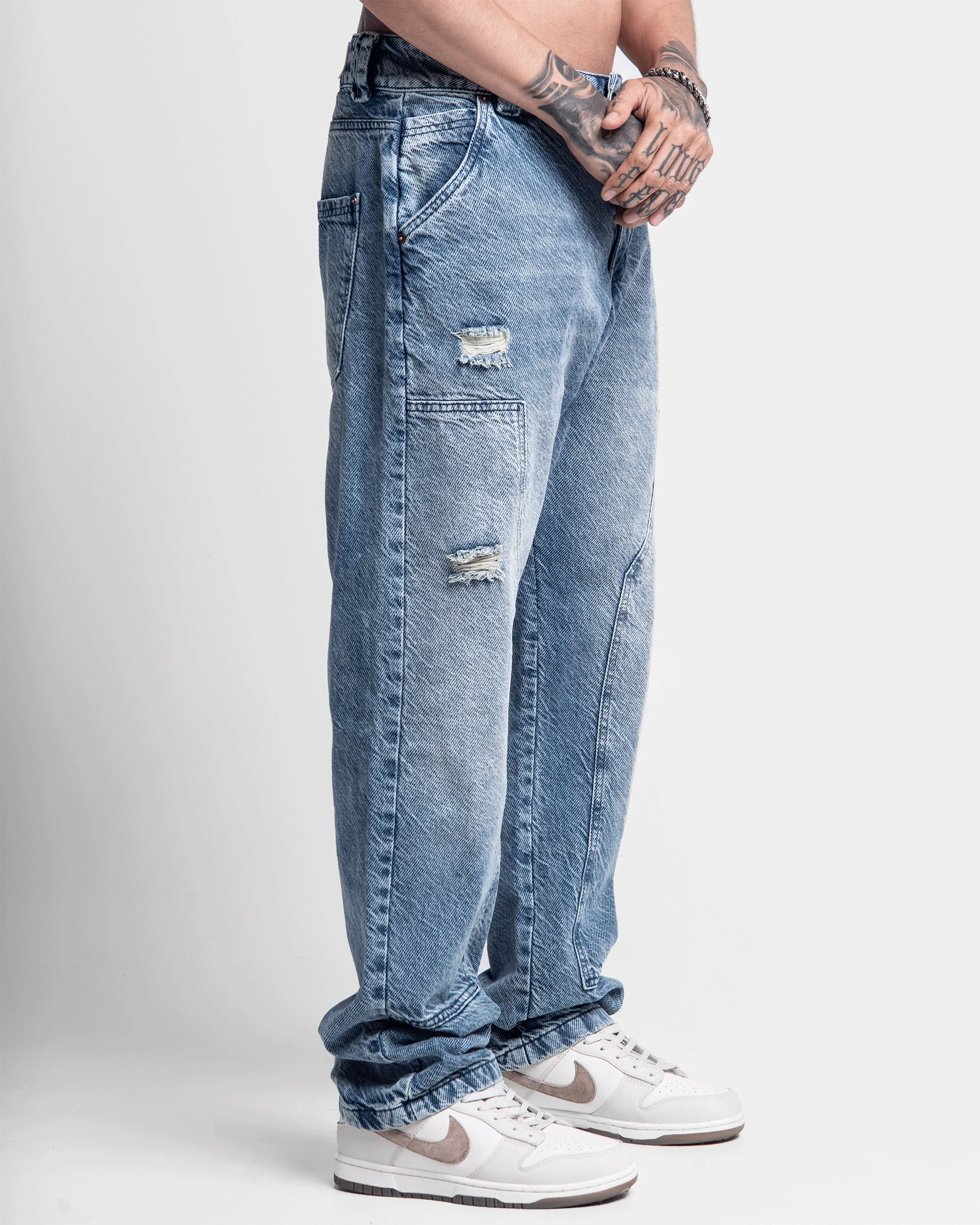 Denim Pant Carpintero Azul Destroyed - Image 3