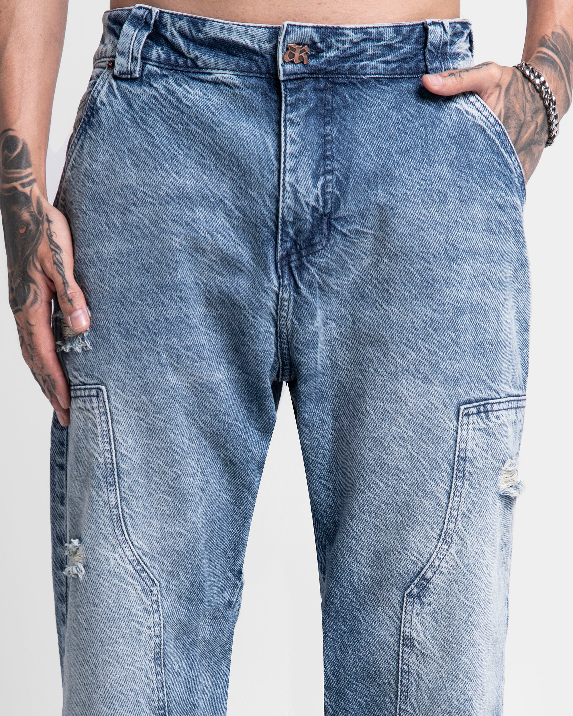 Denim Pant Carpintero Azul Destroyed - Image 5