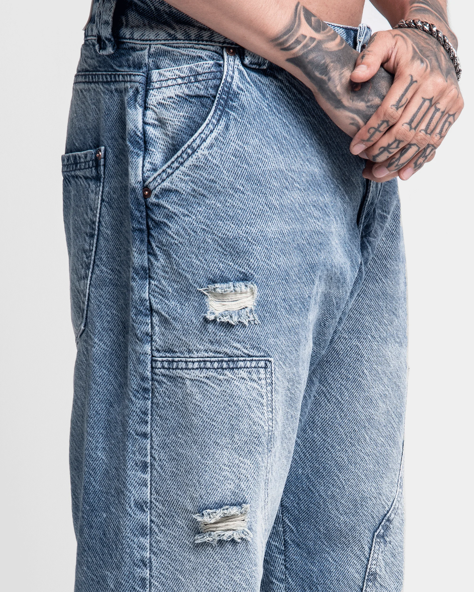 Denim Pant Carpintero Azul Destroyed - Image 7