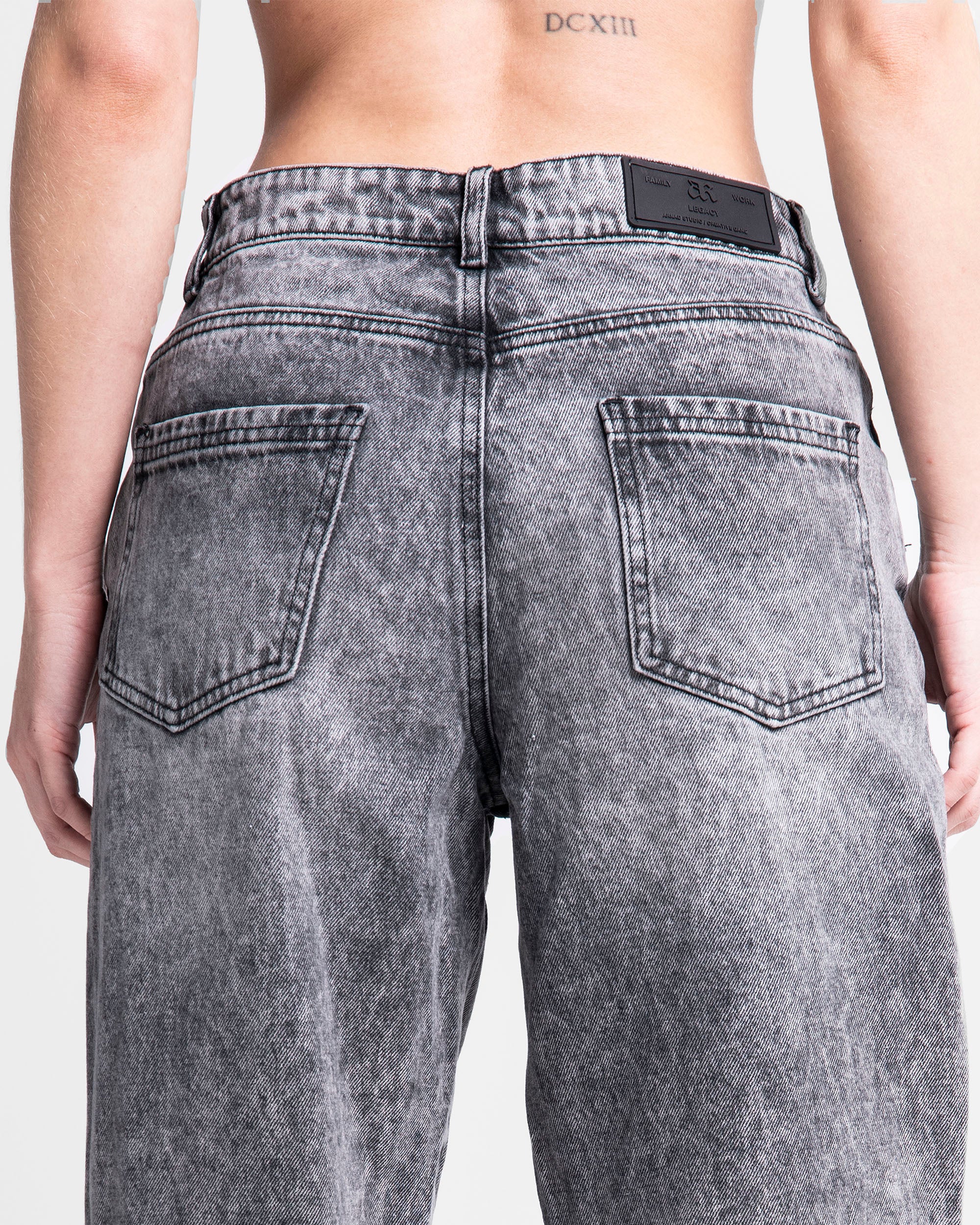 Denim Pant Gris Mujer - Image 5