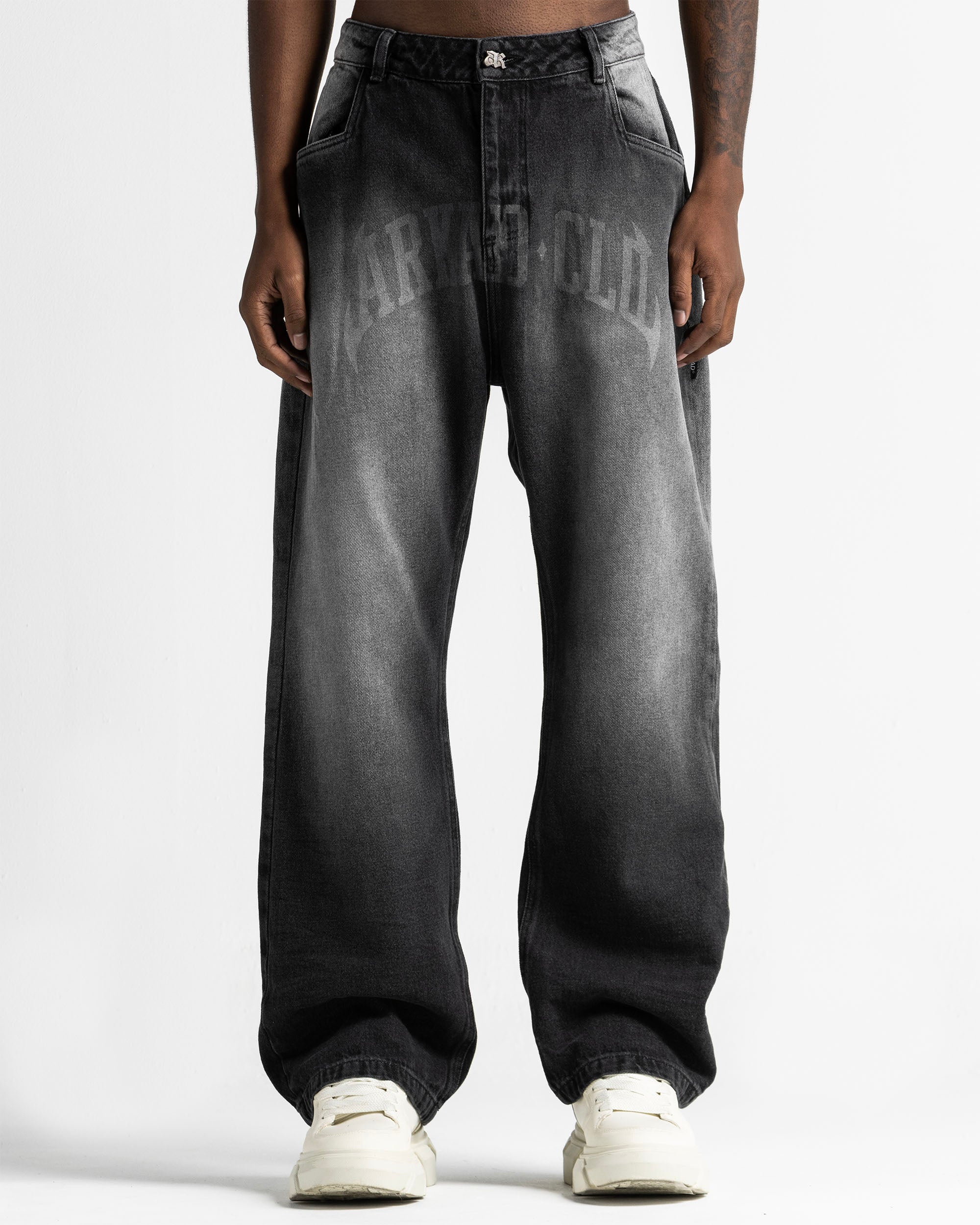 Denim Pant Negro Laser