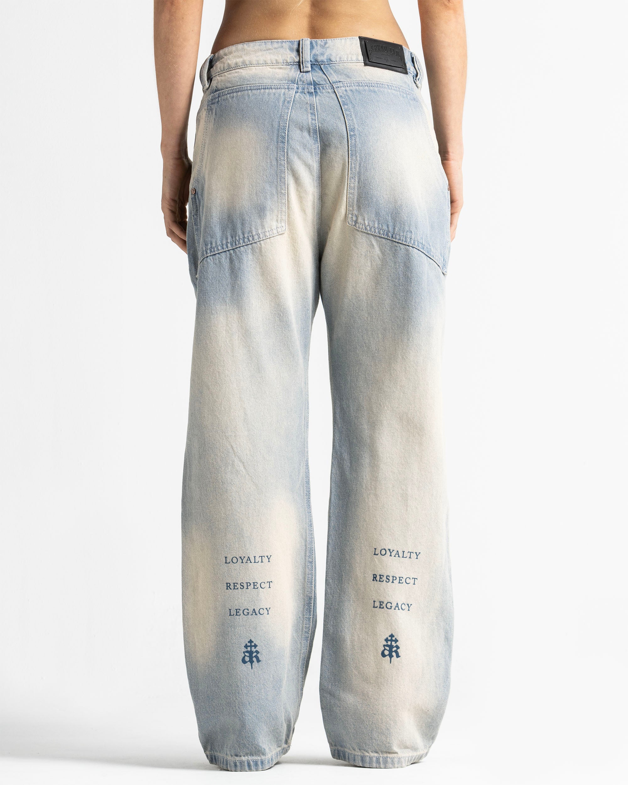 Dirty Jean Printed Beige - Image 2