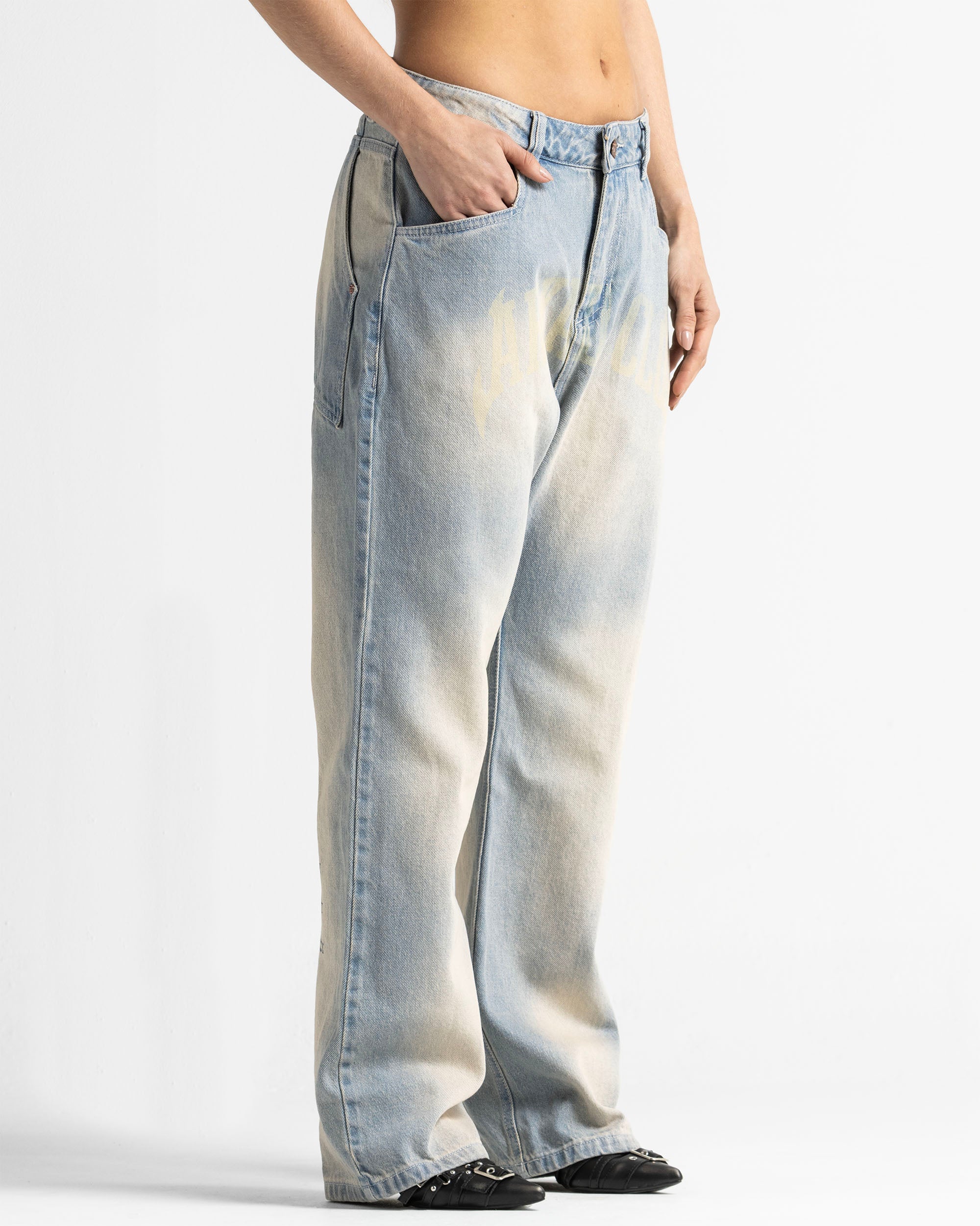 Dirty Jean Printed Beige - Image 3