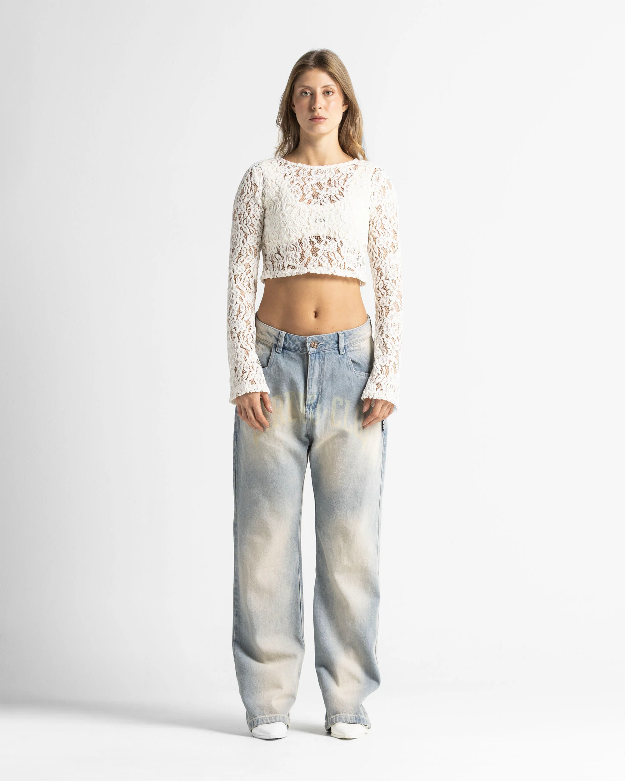 Dirty Jean Printed Beige - Image 4