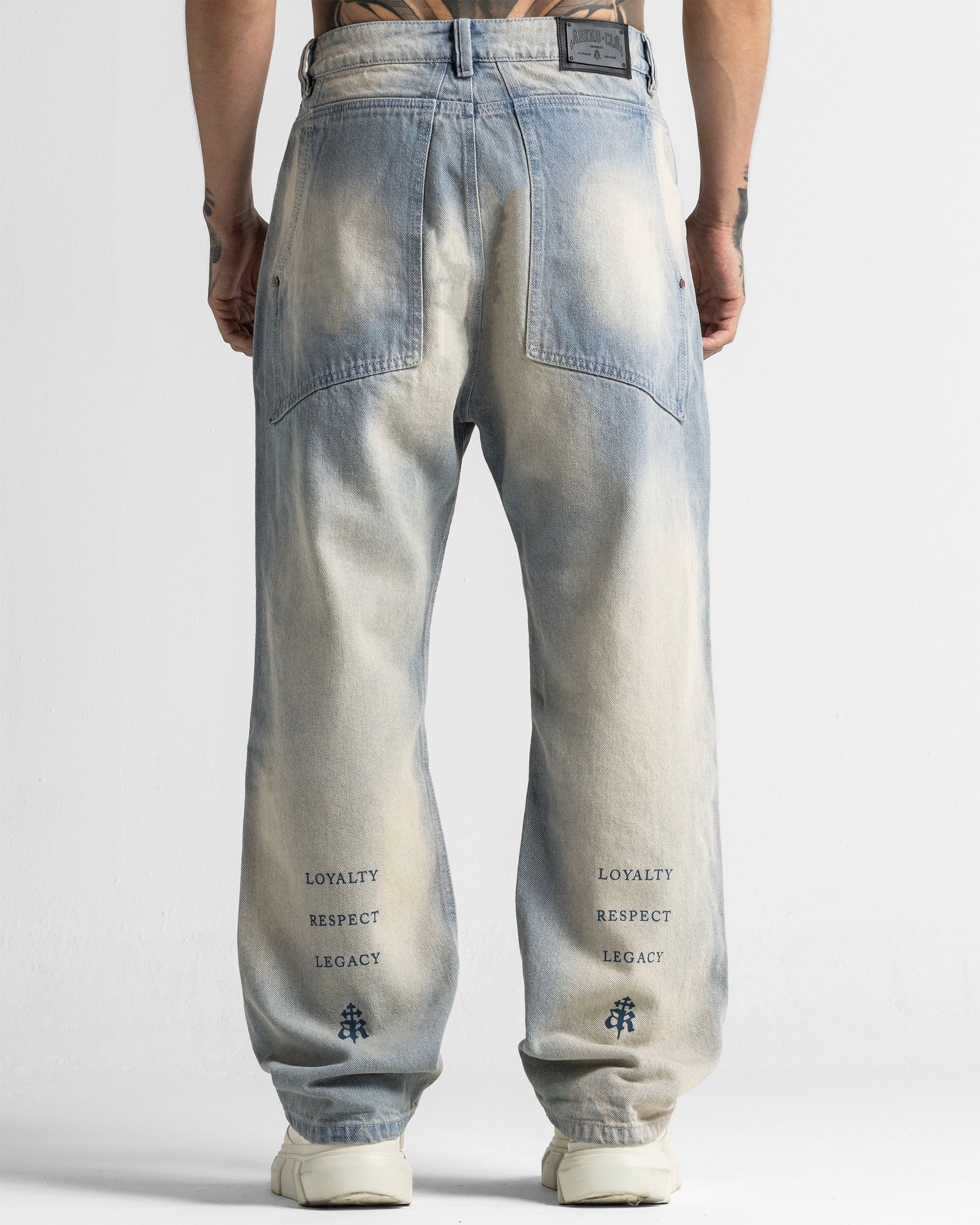 Dirty Jean Printed Beige - Image 2