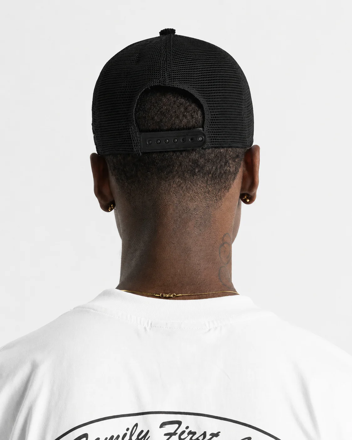 Gorra Corduroy Negra Con Negro FF - Image 5