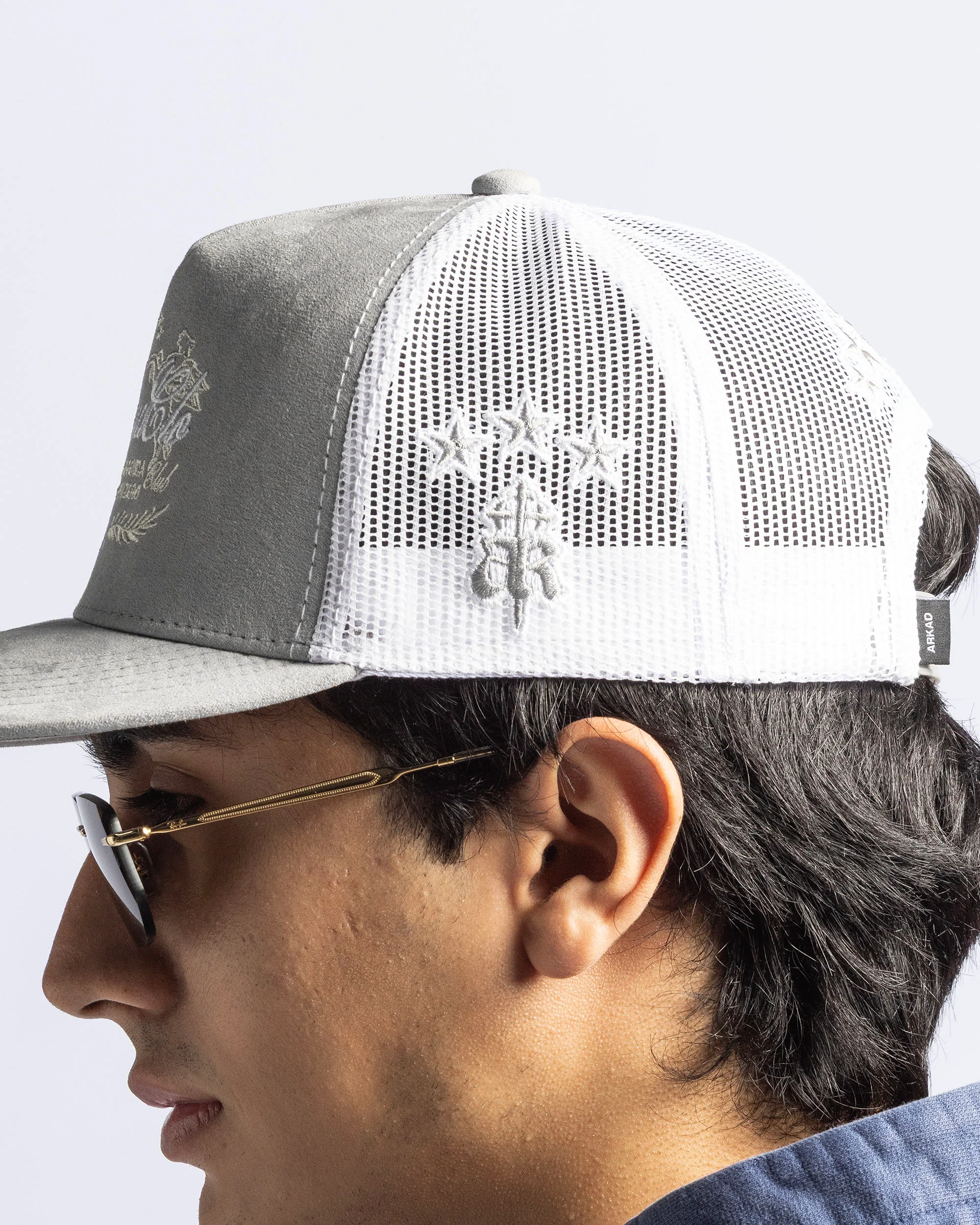 Gorra Gris Velvet Nato Leggenda - Image 6