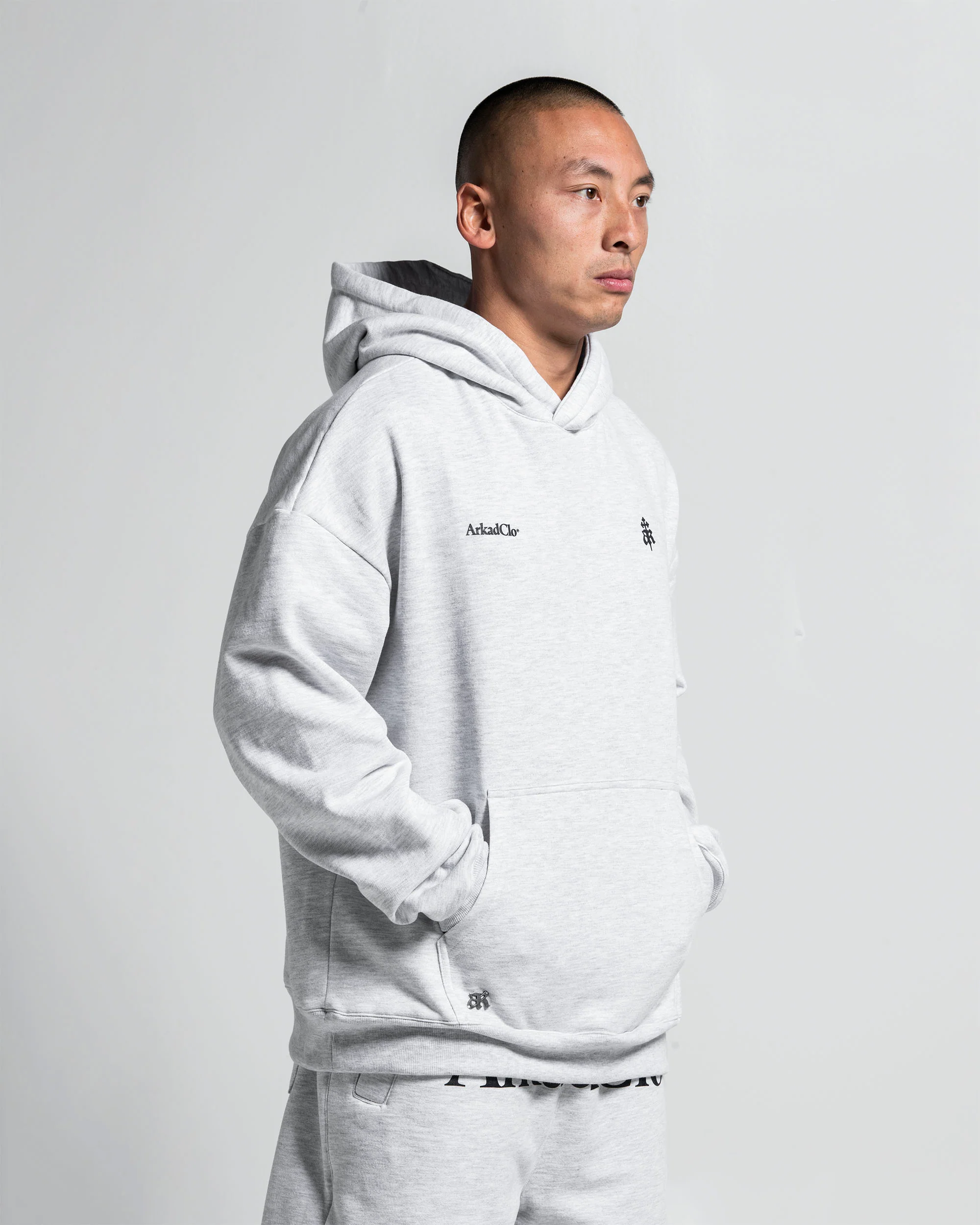 Hoodie Gris Paper Trail - Image 3