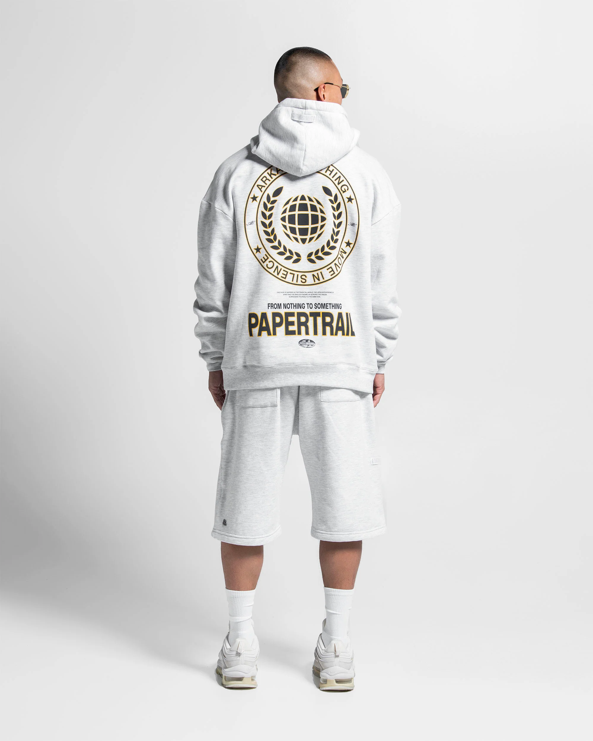 Hoodie Gris Paper Trail - Image 5