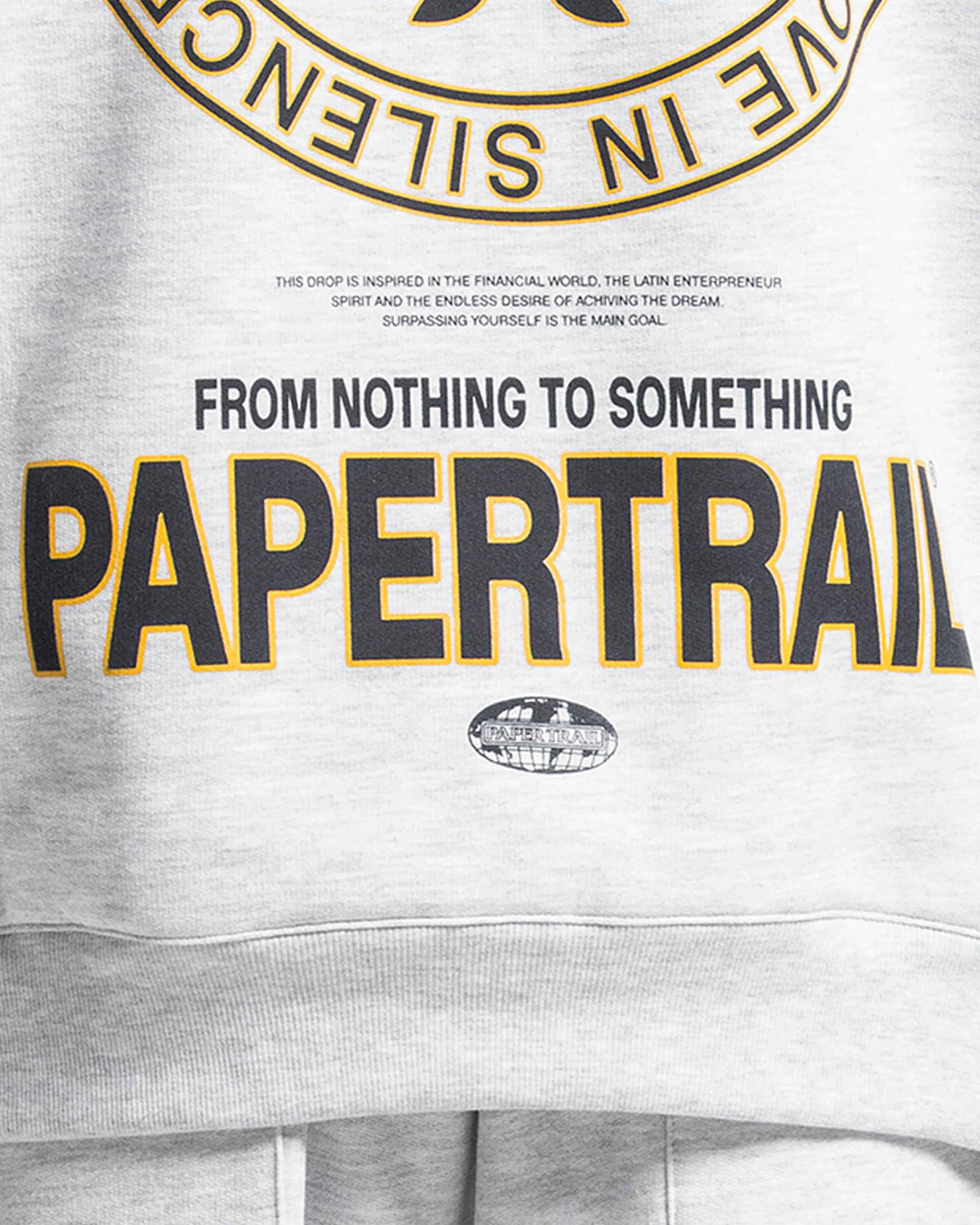 Hoodie Gris Paper Trail - Image 8