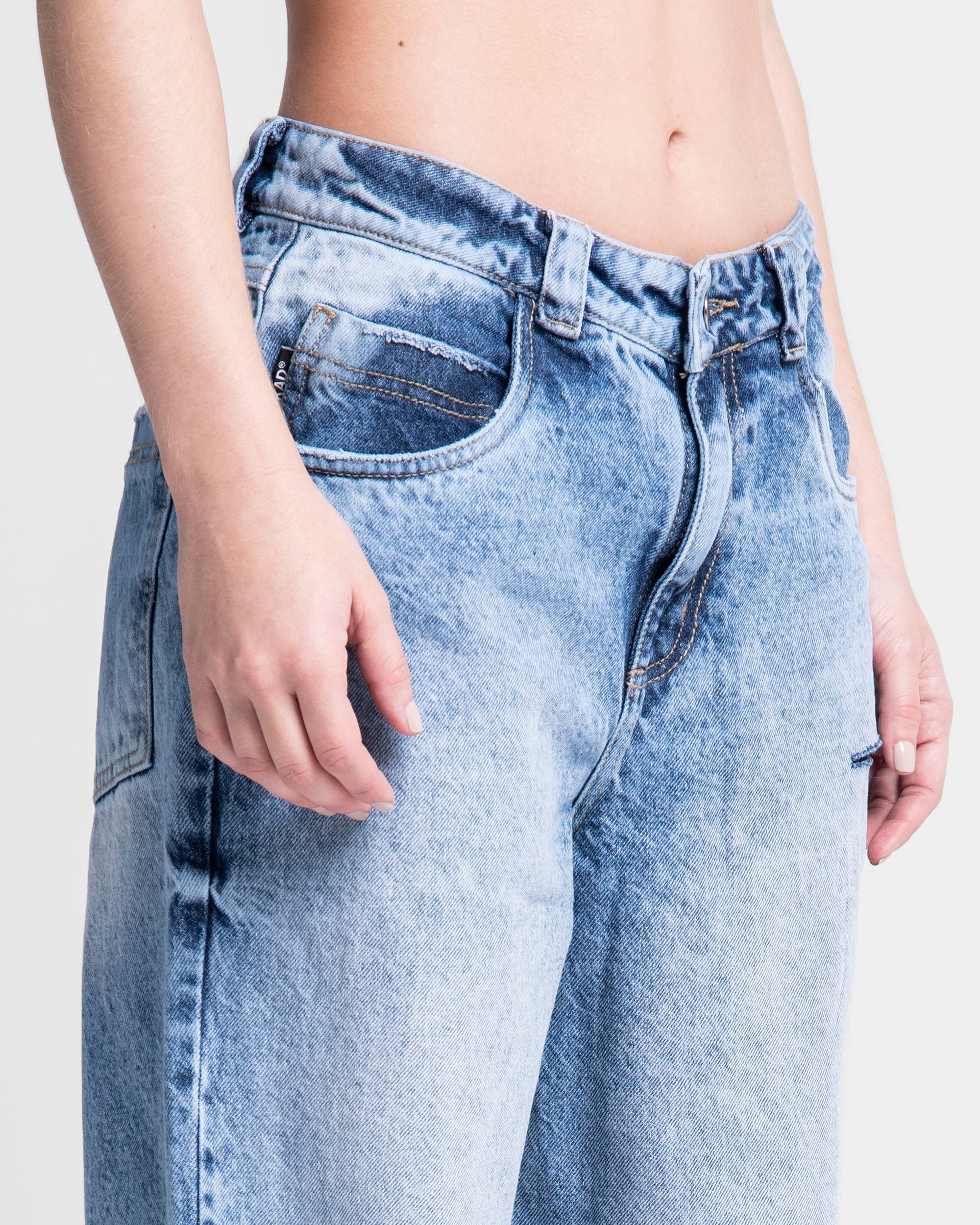 Jean Destroyed Azul Mujer - Image 8