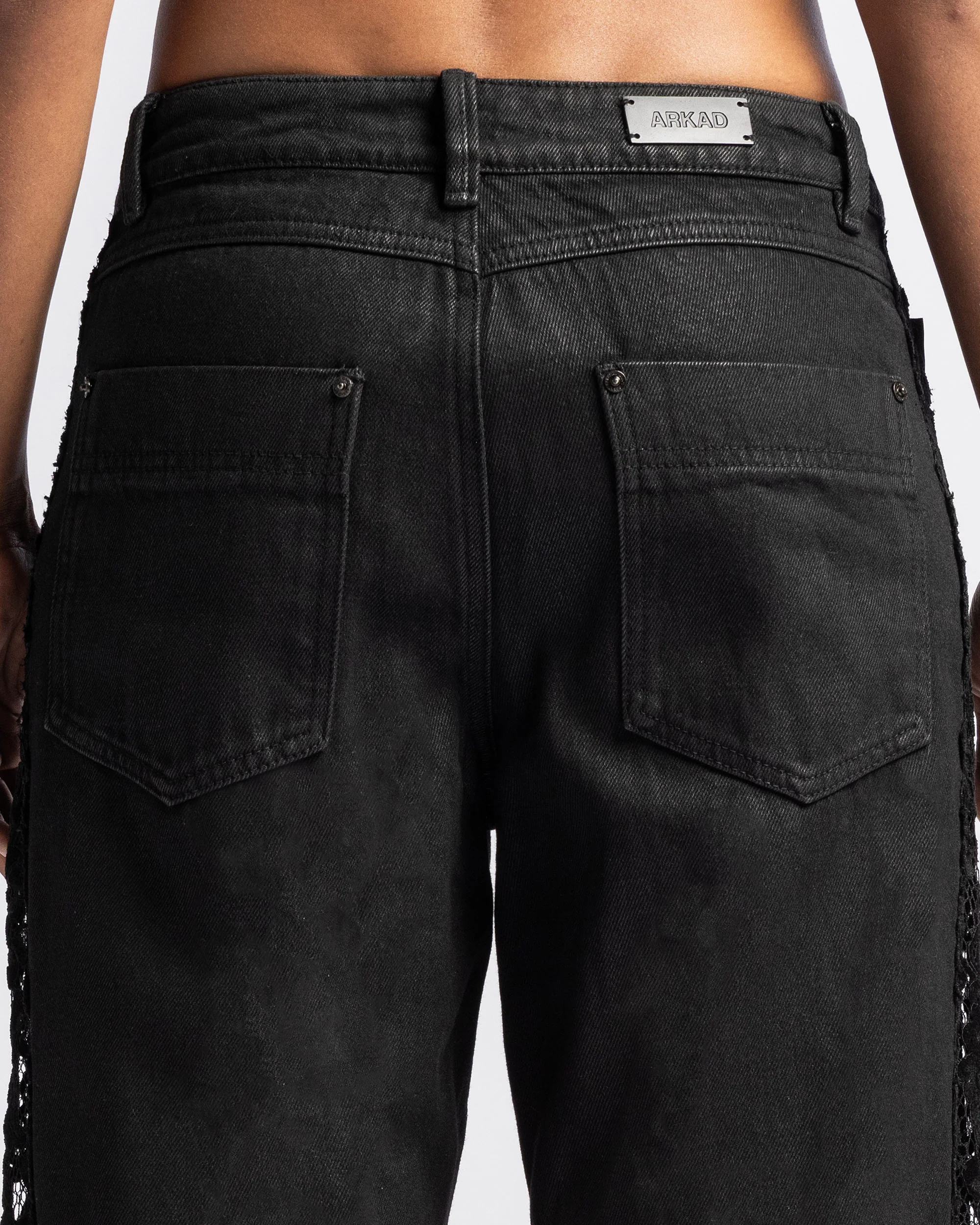 Waxed Lace Jeans - Image 12