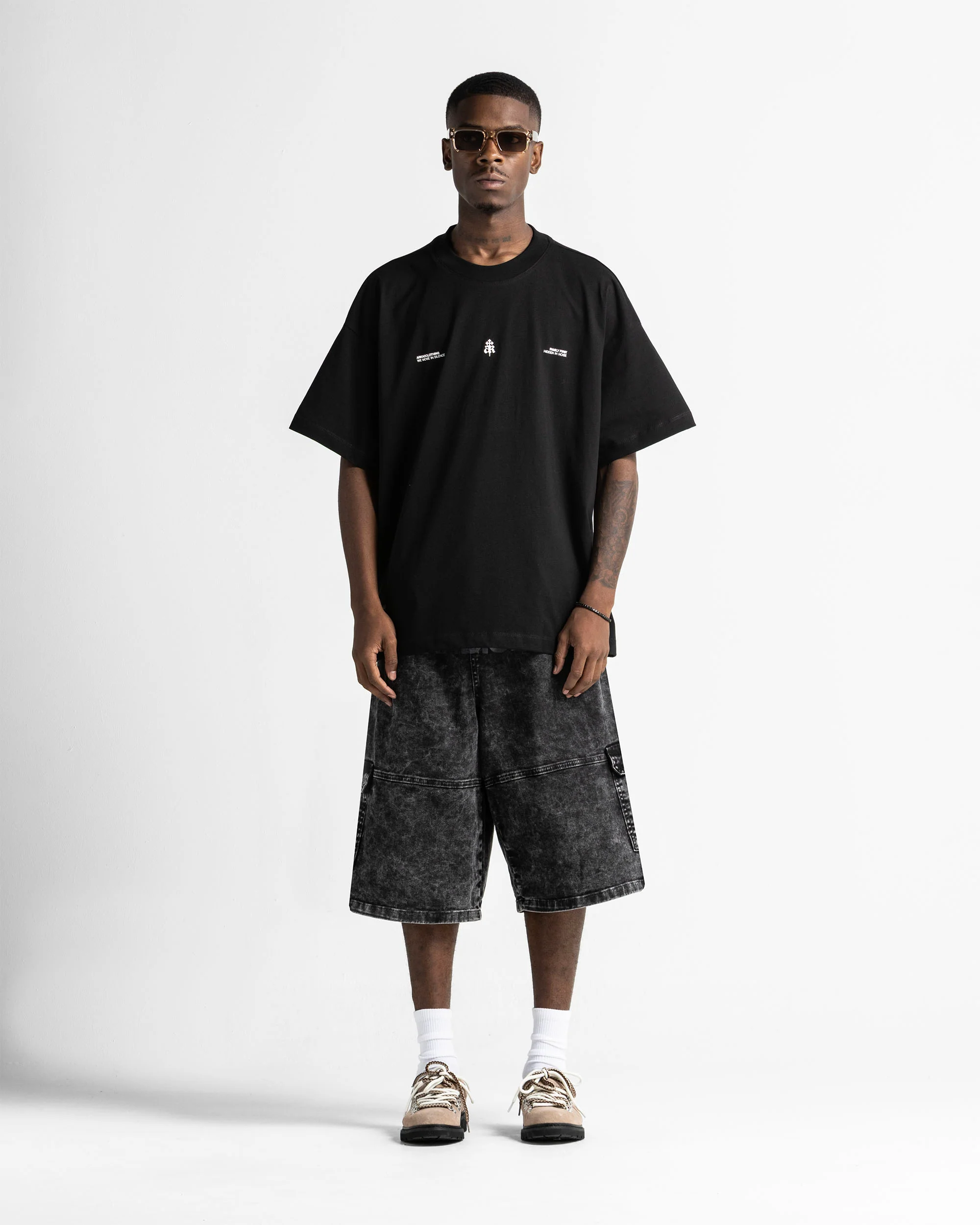Washed Jort Denim Negro - Image 6