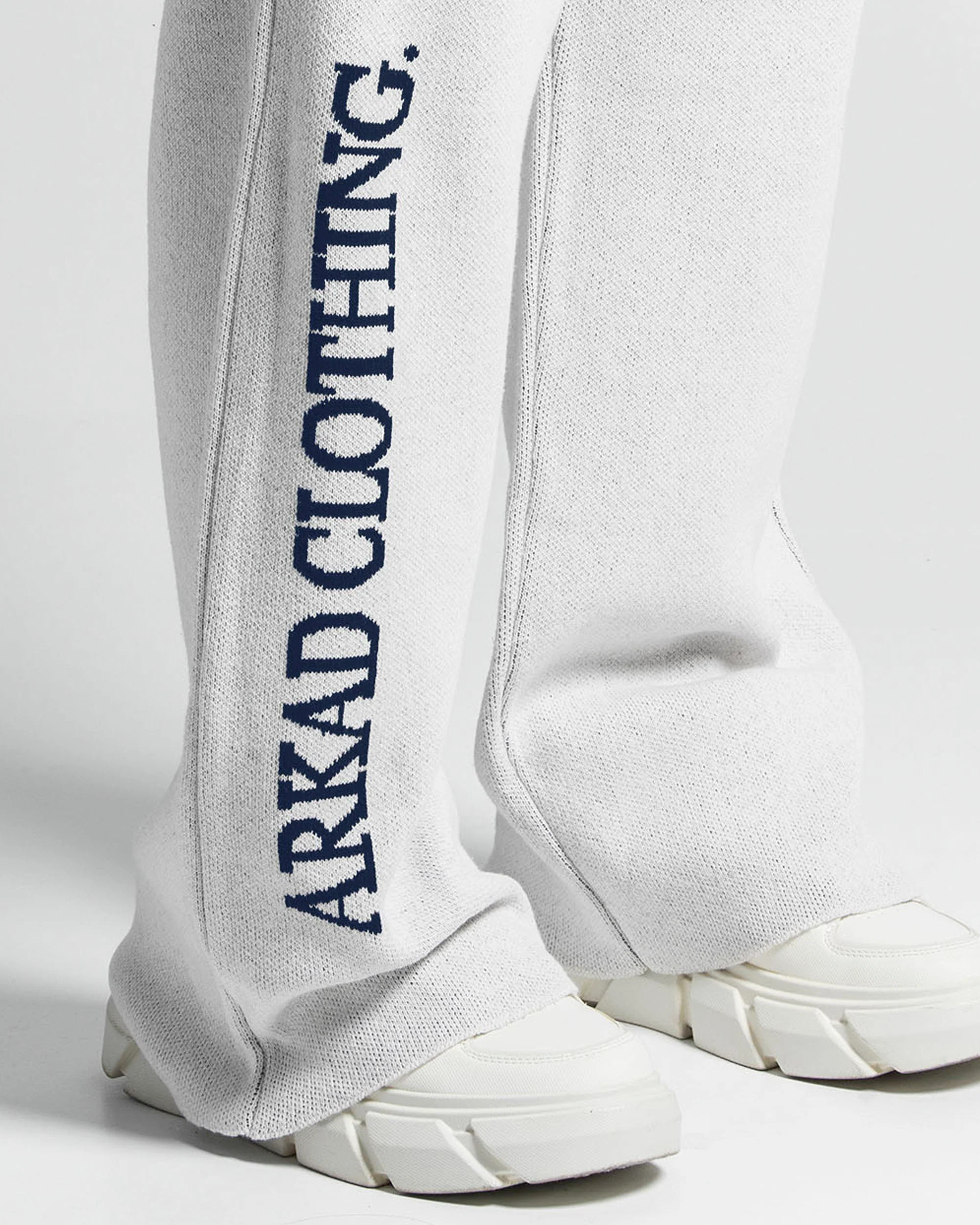 Knit Pant Blanco Con Azul - Image 7