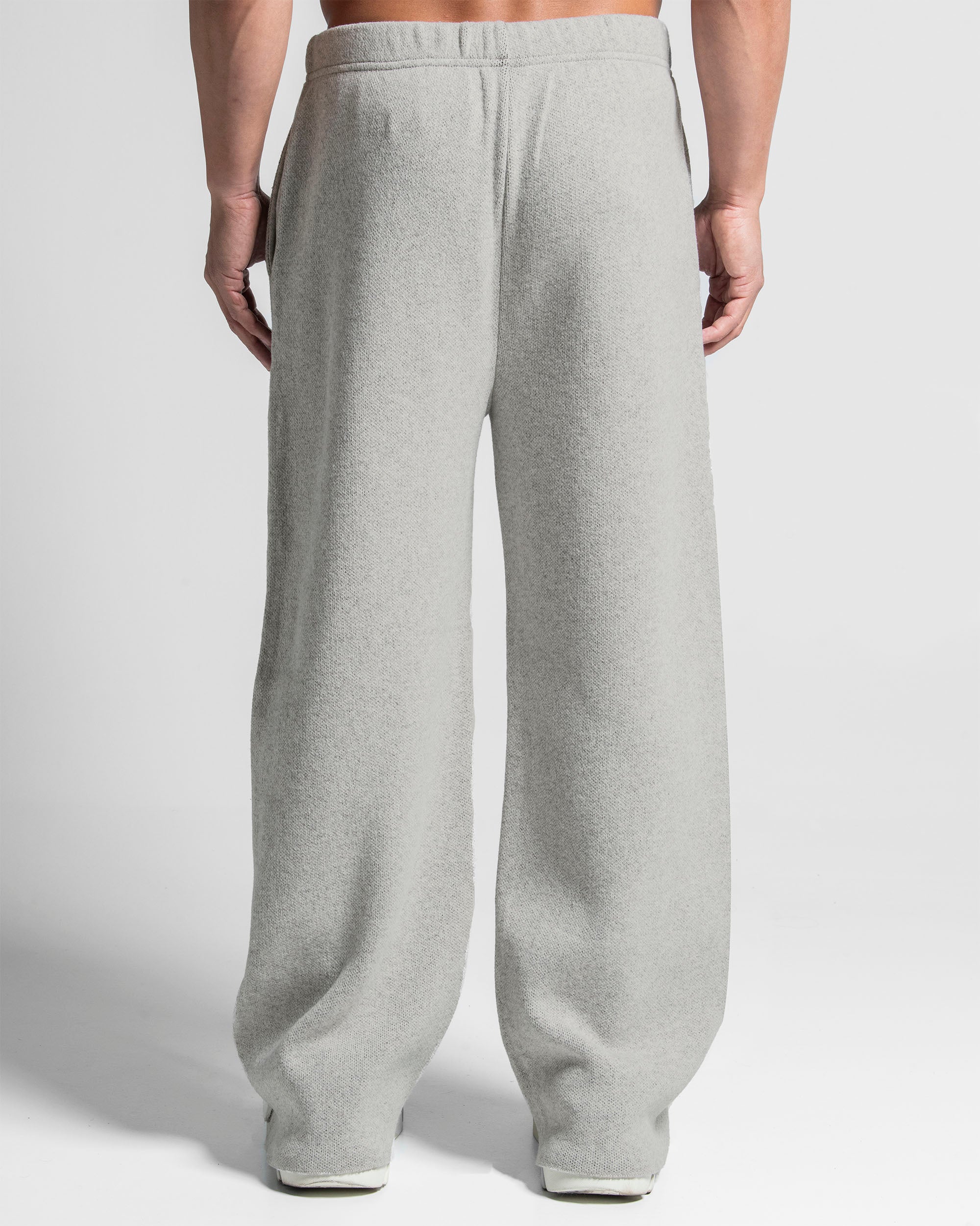Knit Pant Gris Con Cafe - Image 3