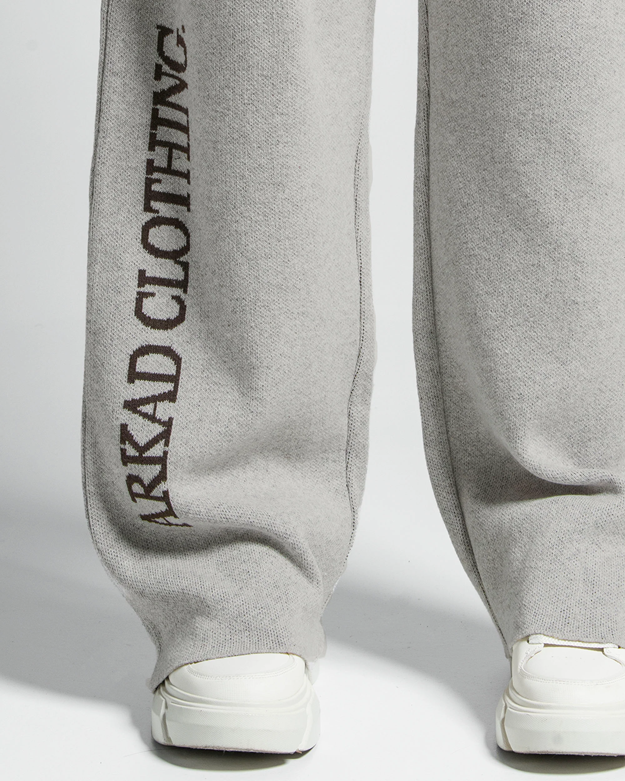 Knit Pant Gris Con Cafe - Image 7