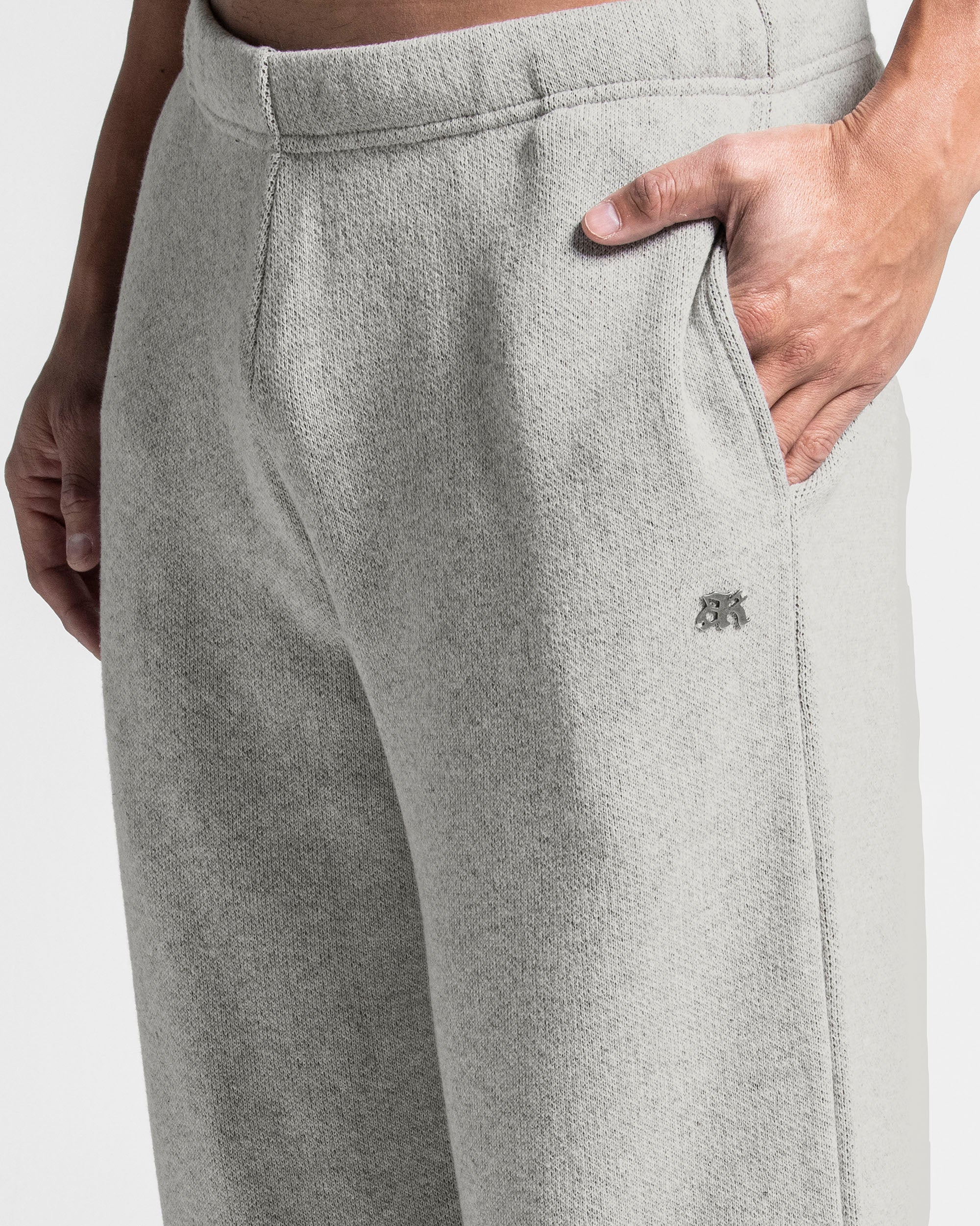 Knit Pant Gris Con Cafe - Image 8
