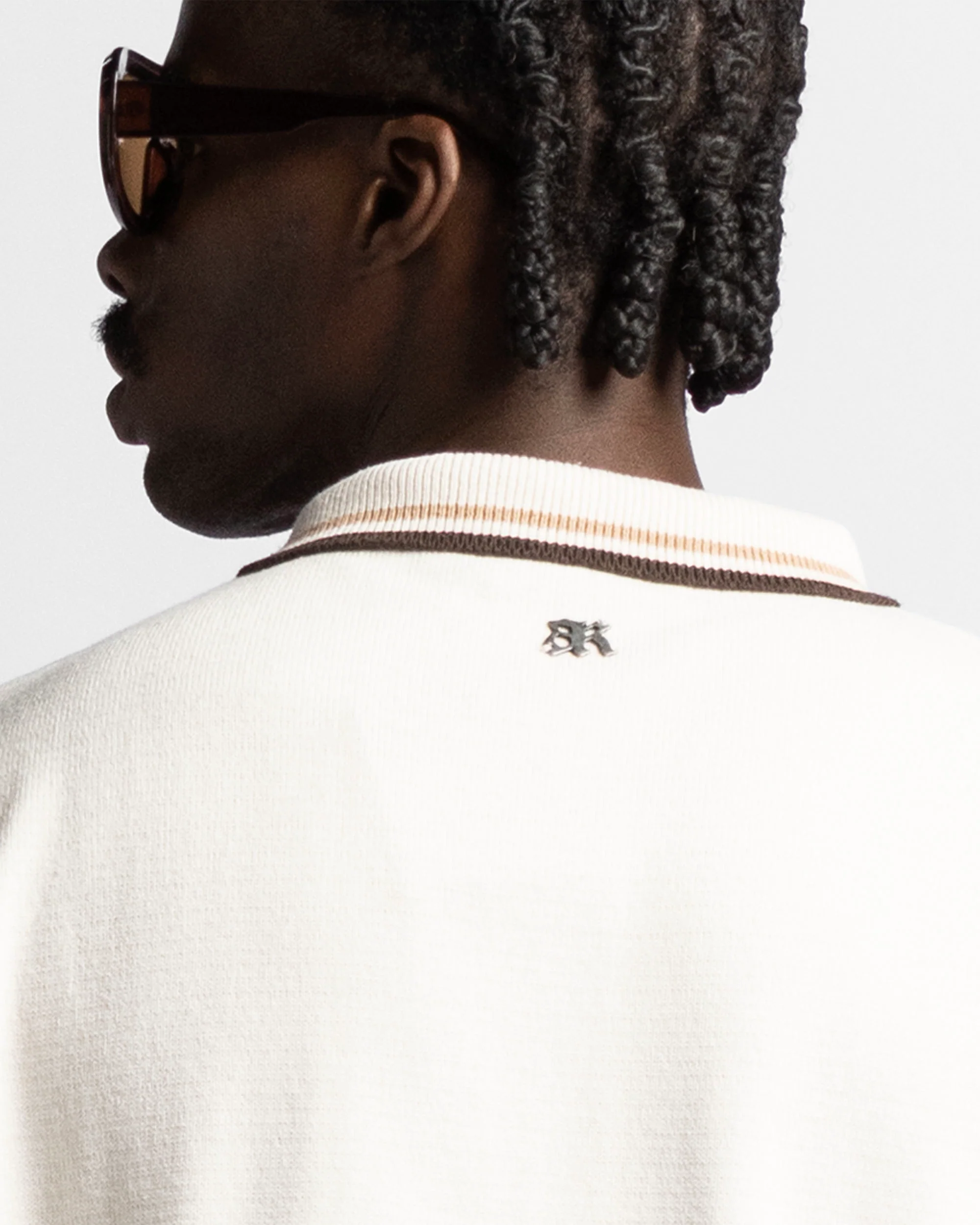 Knit Polo Beige - Image 10
