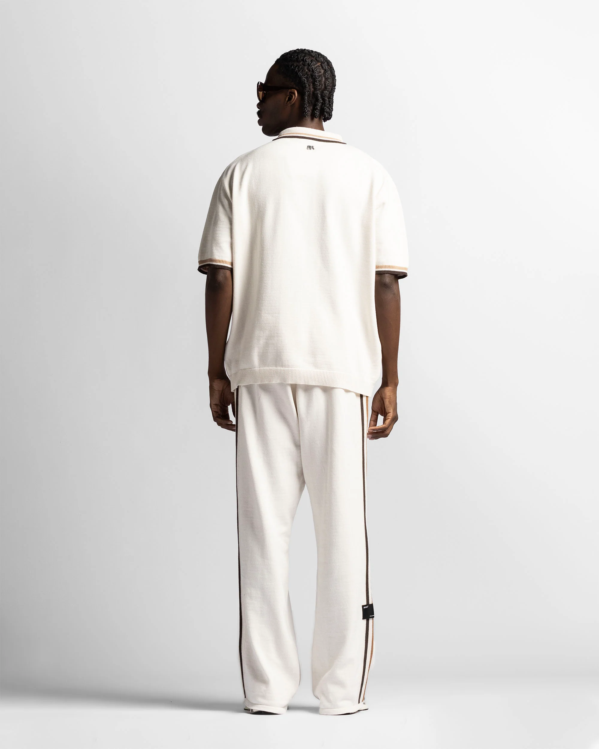Knit Polo Beige - Image 11