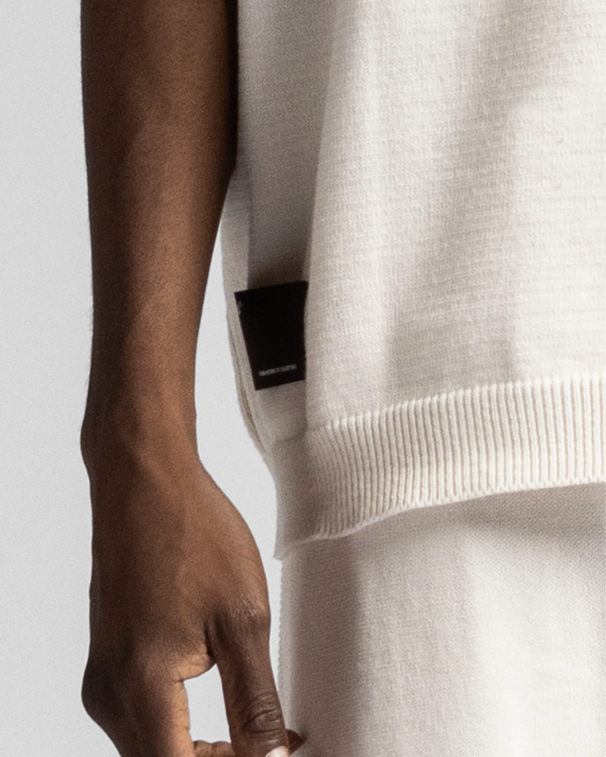 Knit Polo Beige - Image 5