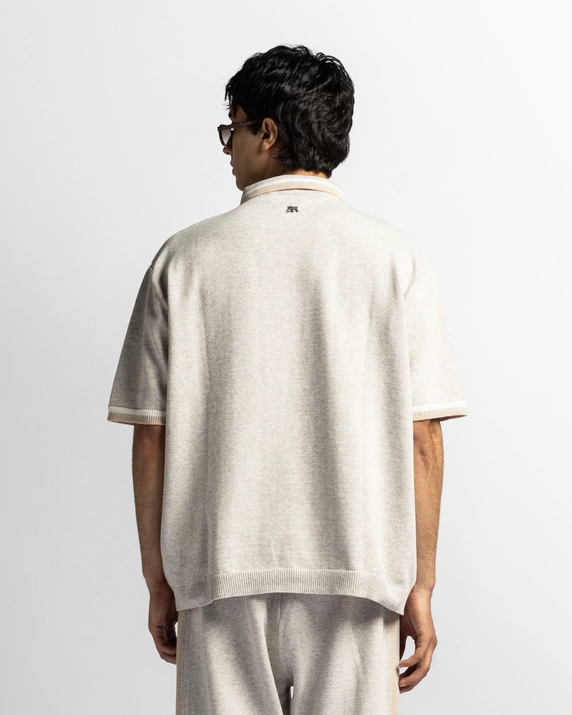 Knit Polo Gris - Image 4
