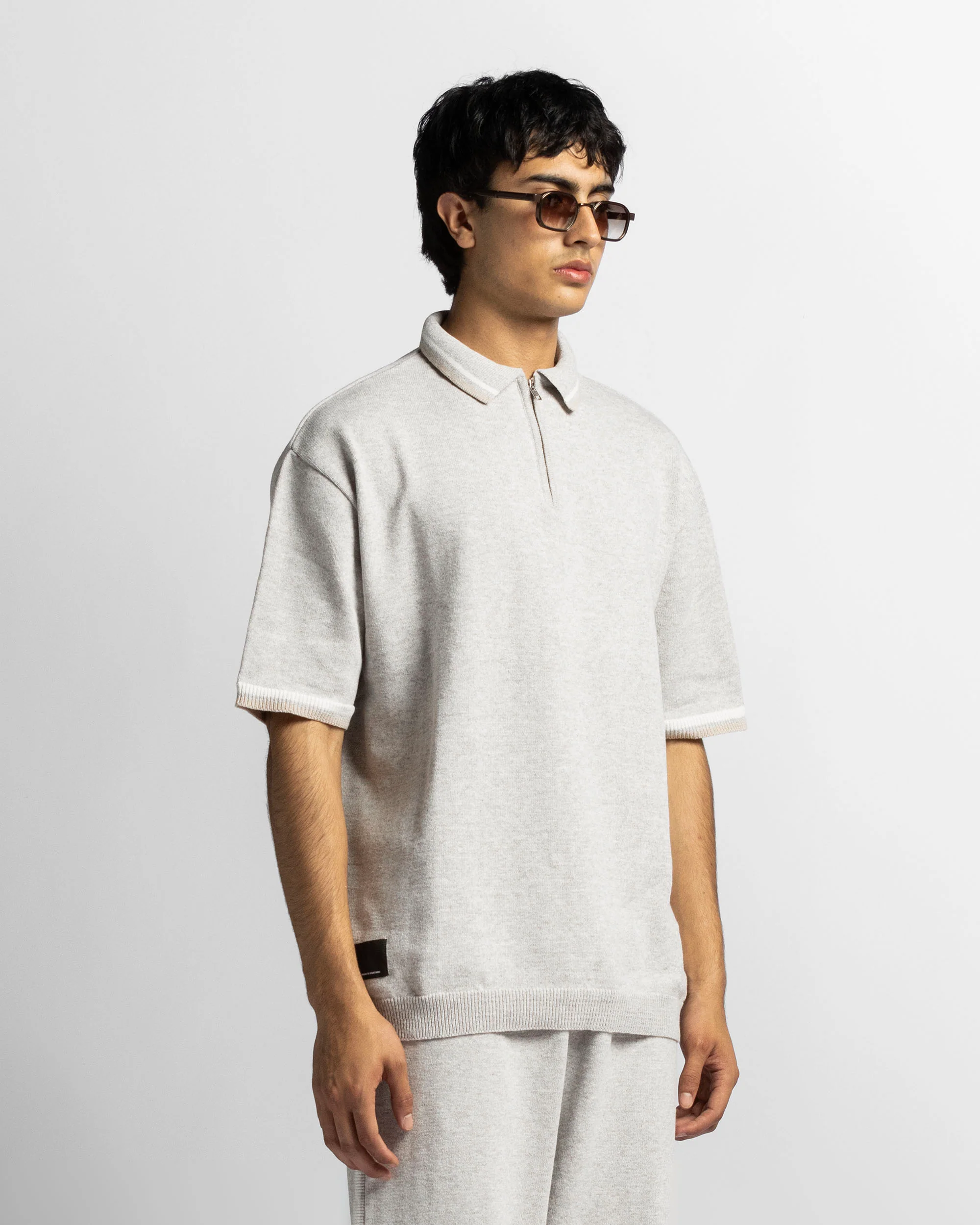 Knit Polo Gris - Image 5