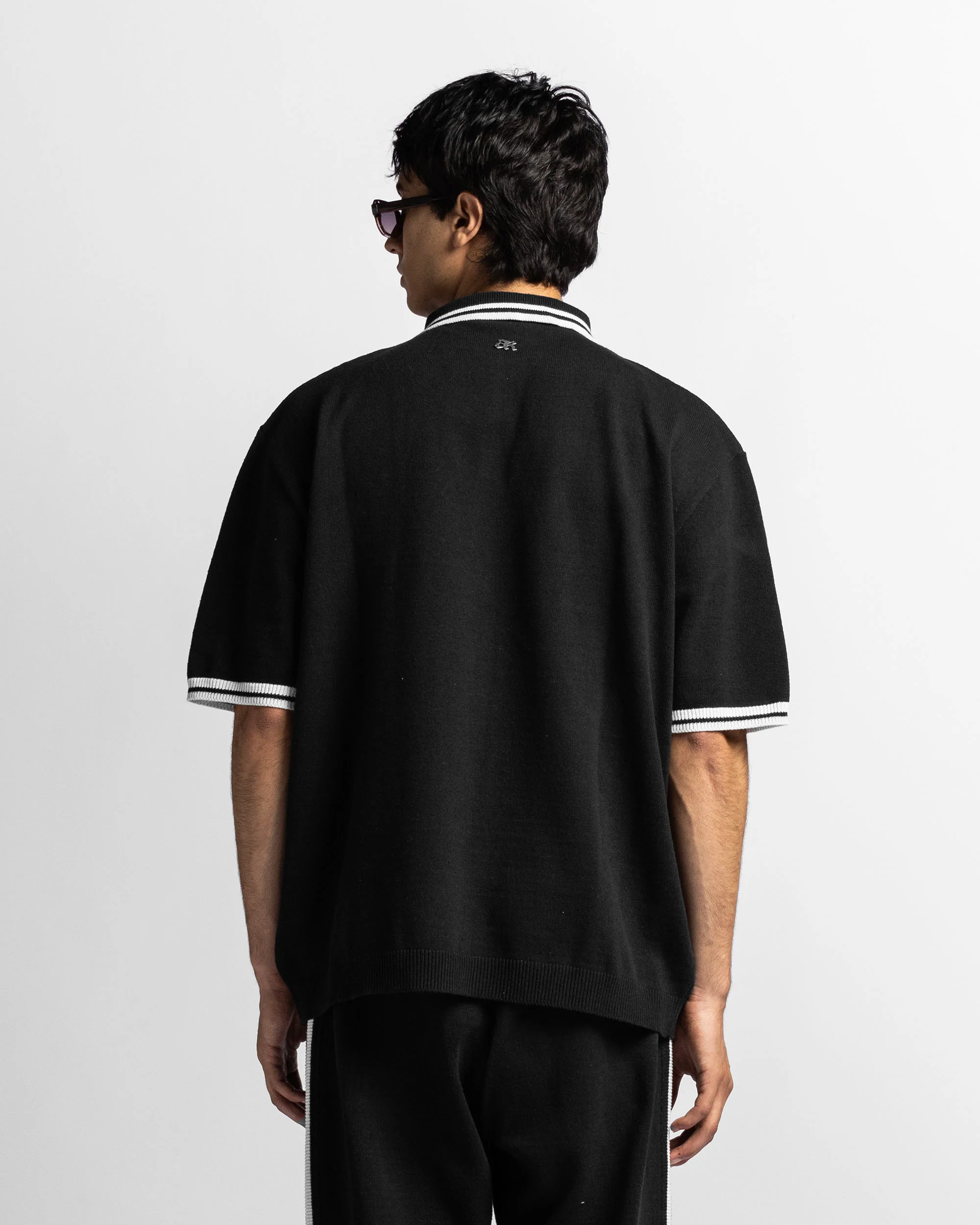 Knit Polo Negra - Image 3