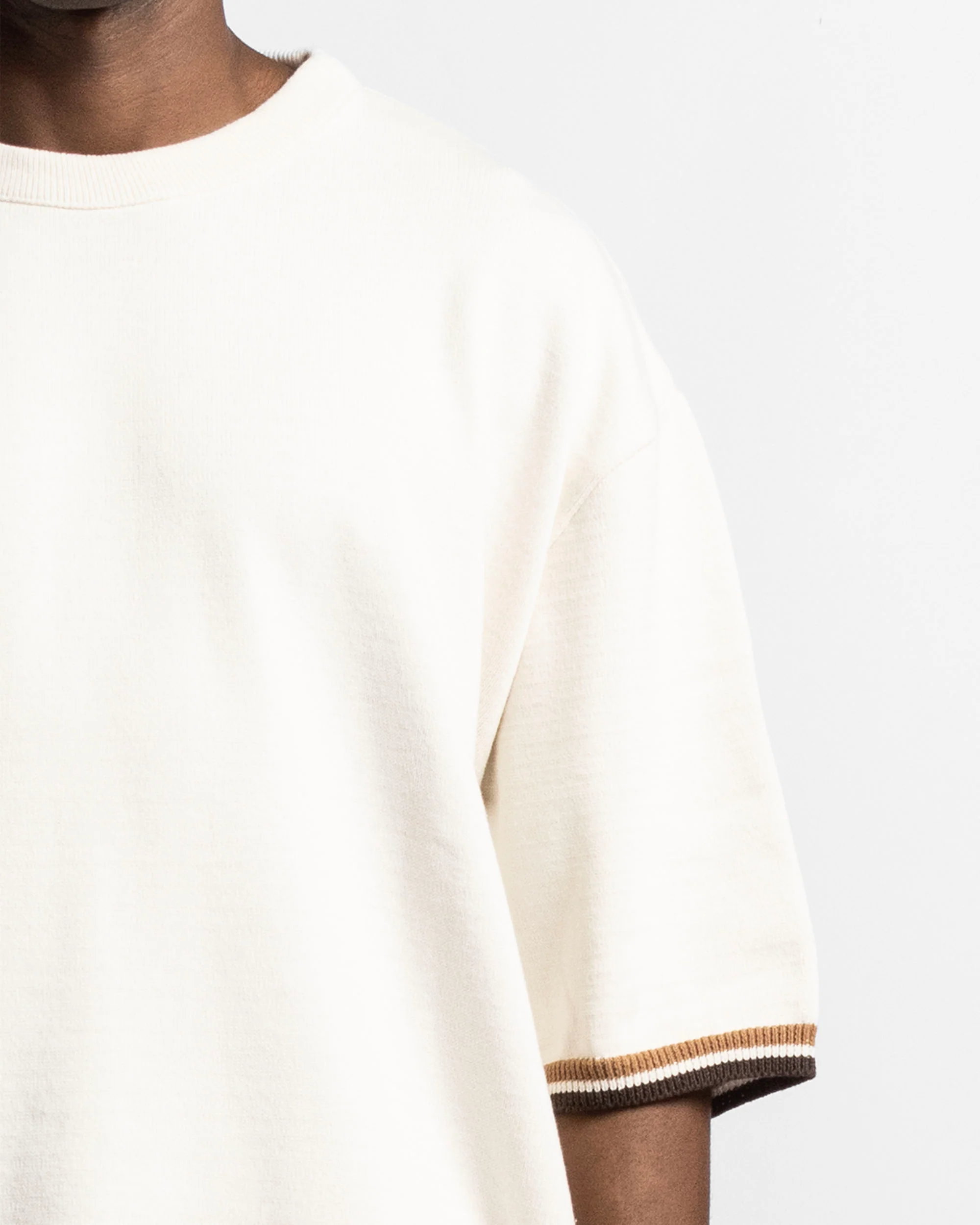 Knit Tshirt Beige - Image 5