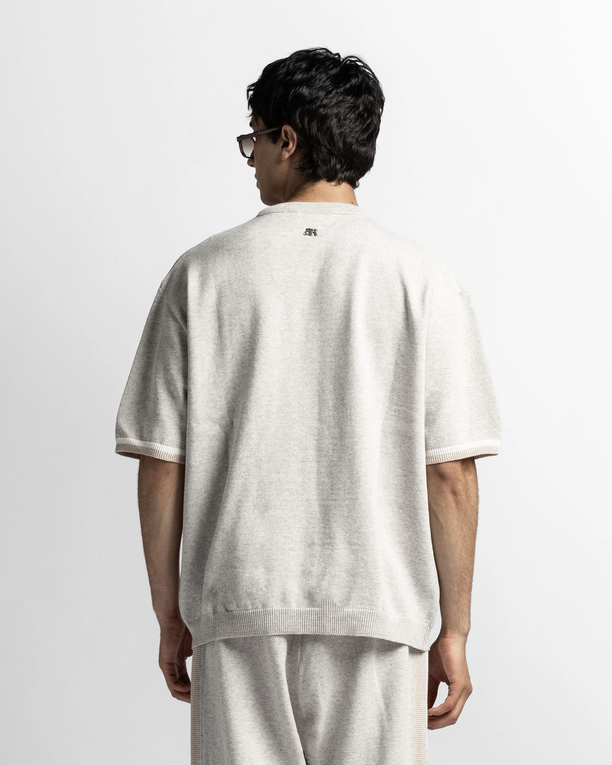 Knit Tshirt Gris - Image 3
