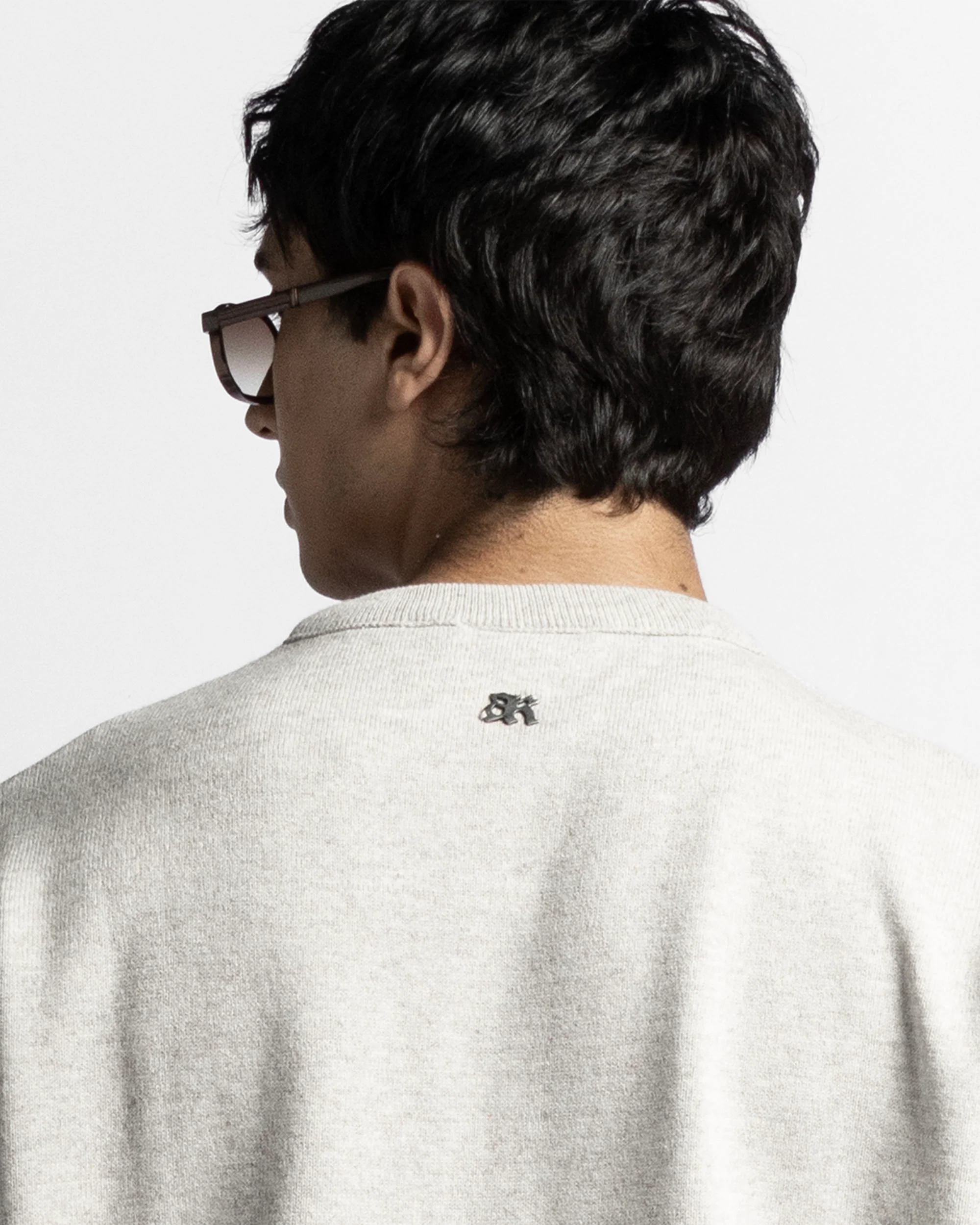 Knit Tshirt Gris - Image 7