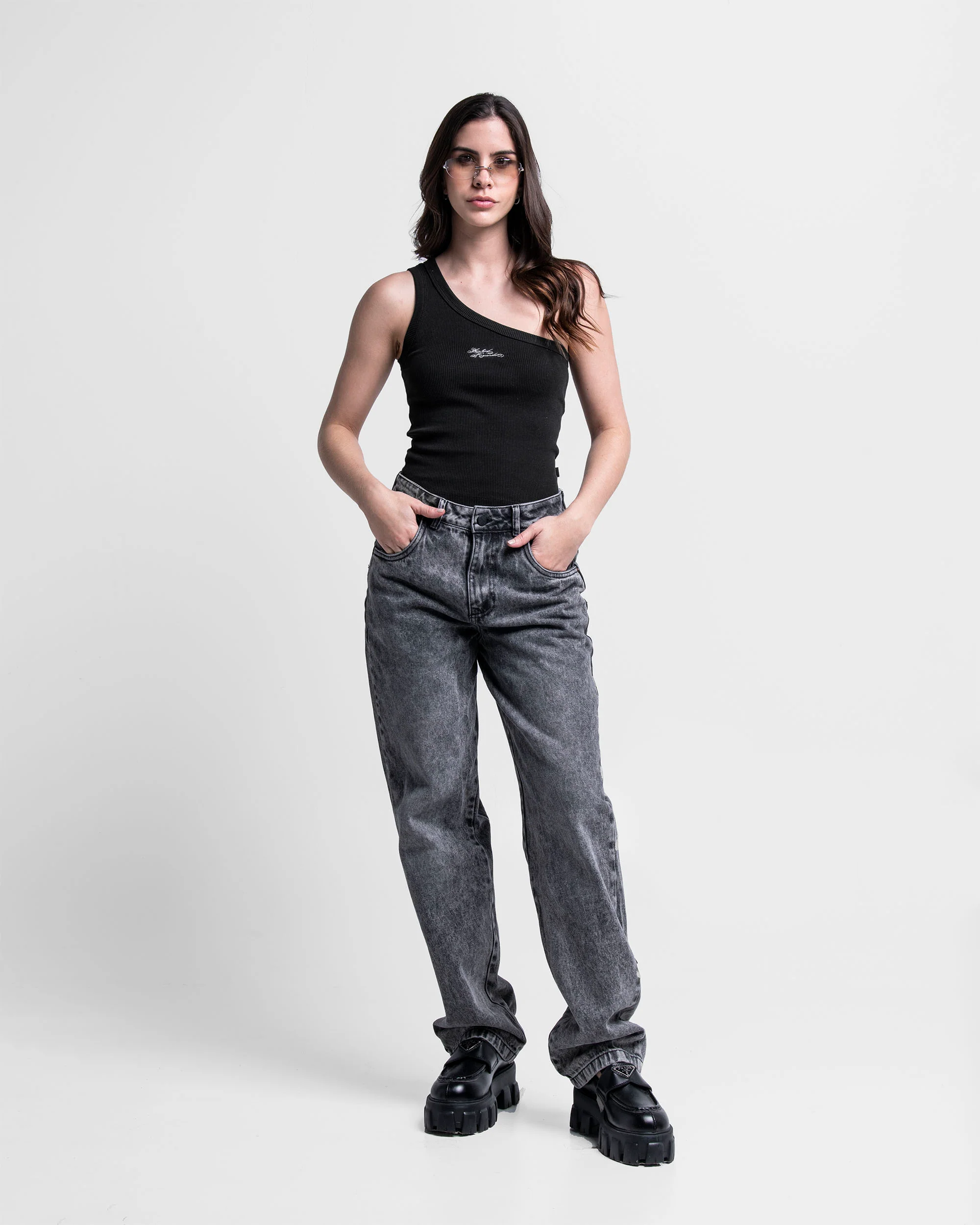 One Shoulder Tank Top - Image 4