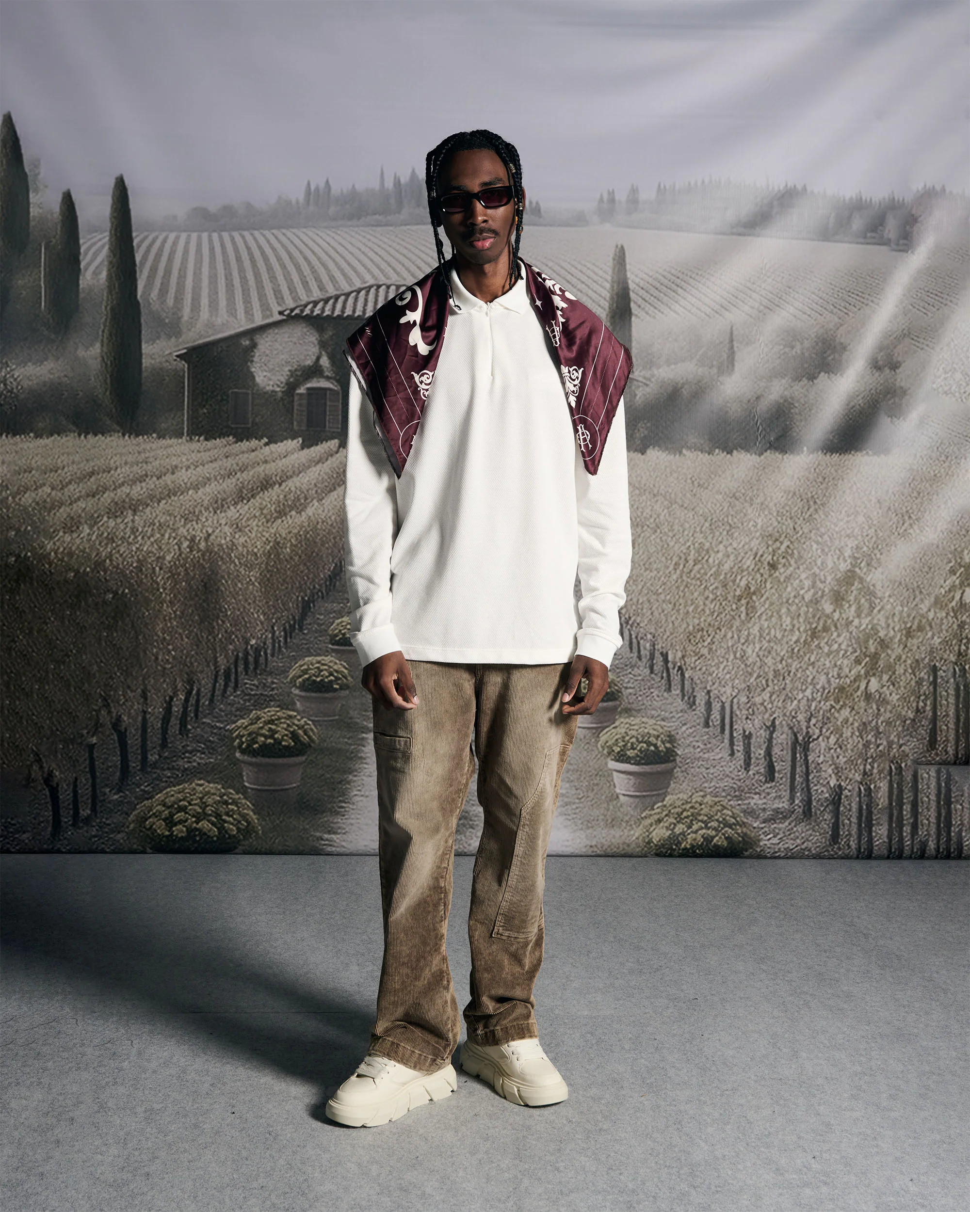Pantalón Corduroy Acidwash Cafe - Image 4