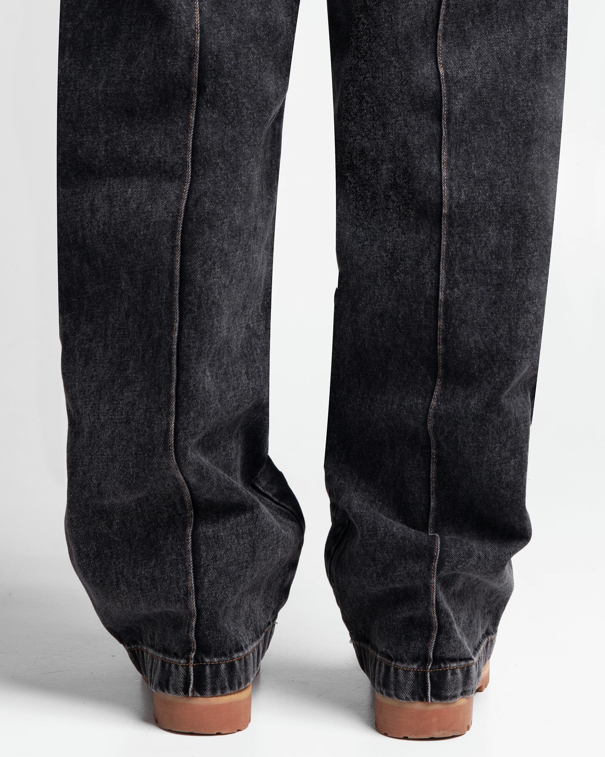 Pintuck Denim Pant Negro - Image 4