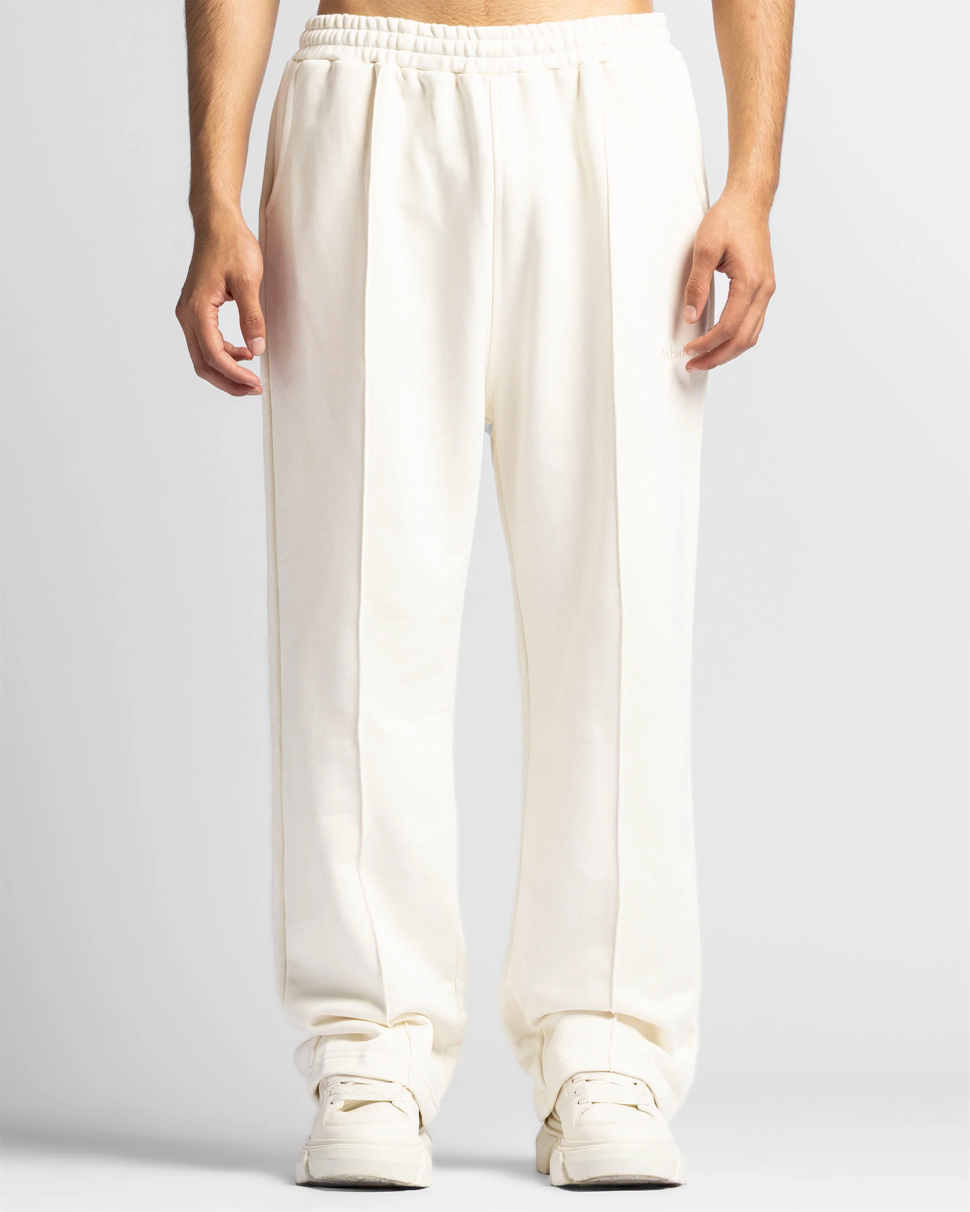 Pintuck Pant Beige Bordado - Image 3